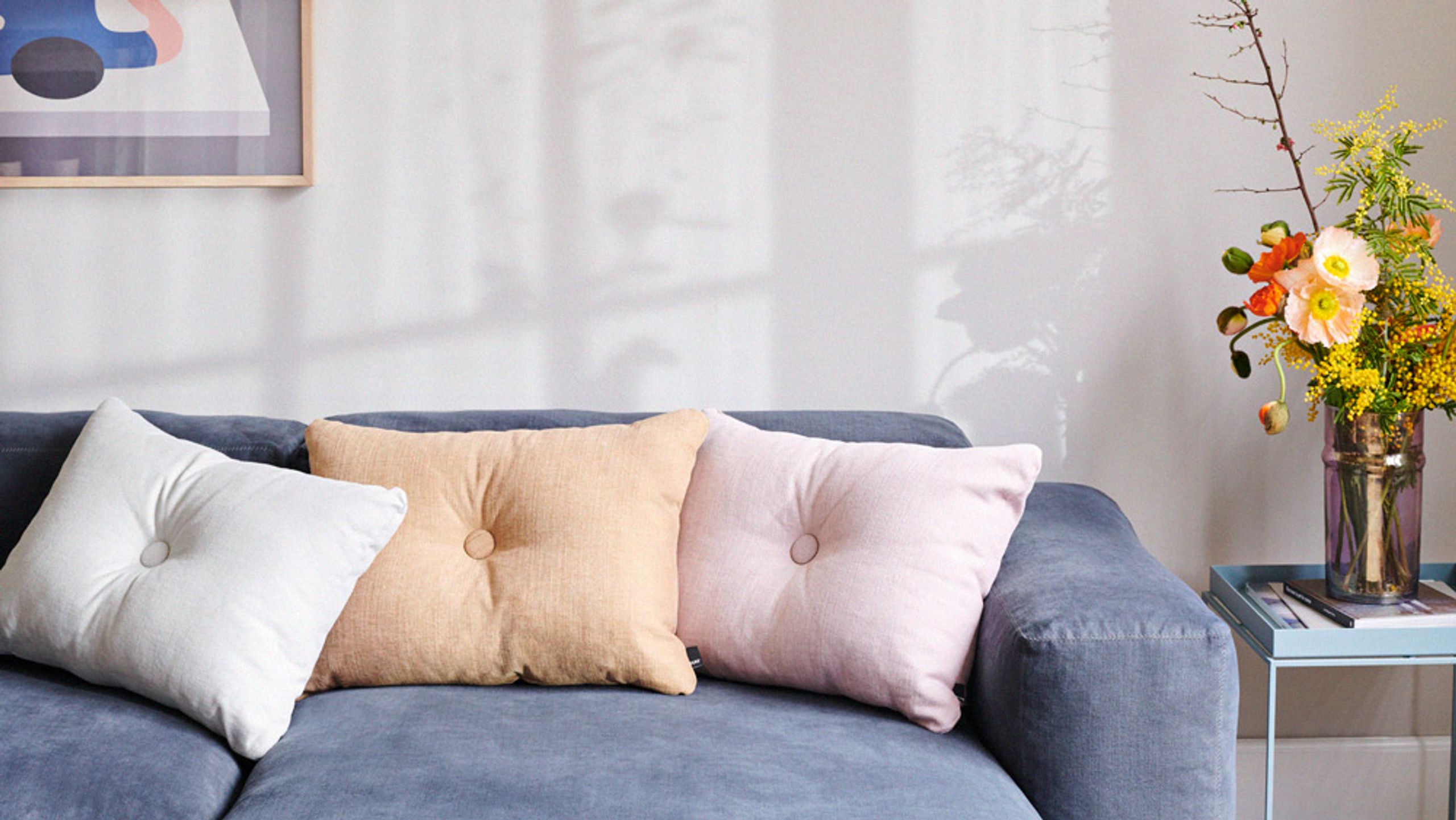 HAY - Sofa - Mags Soft Sofa Low Armrest / 2.5 Seater - Combination 3 / Hallingdal 116