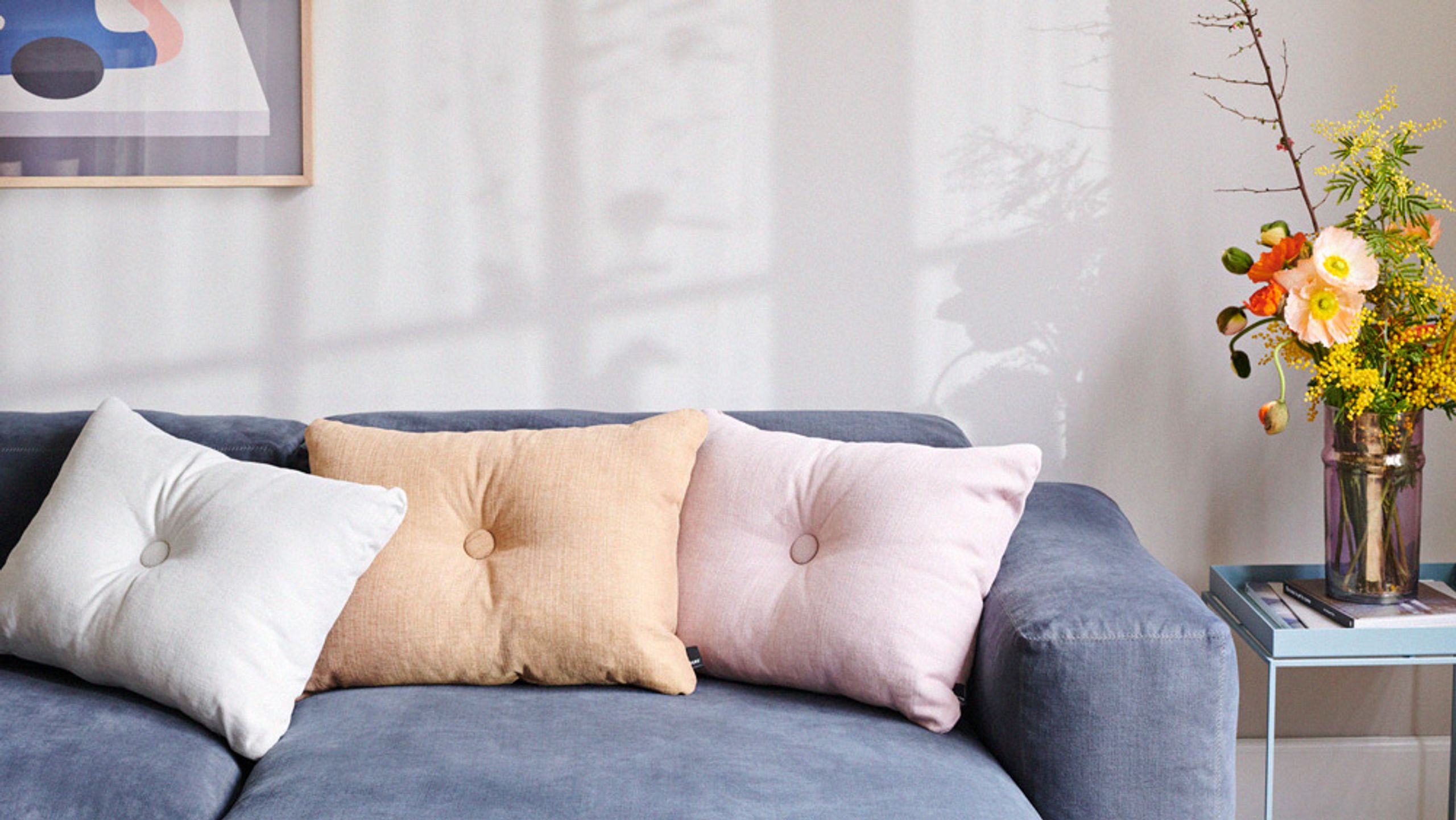 HAY - Sofa - Mags Soft Sofa / 2.5 Seater - Combination 1 / Random Fade Lilac