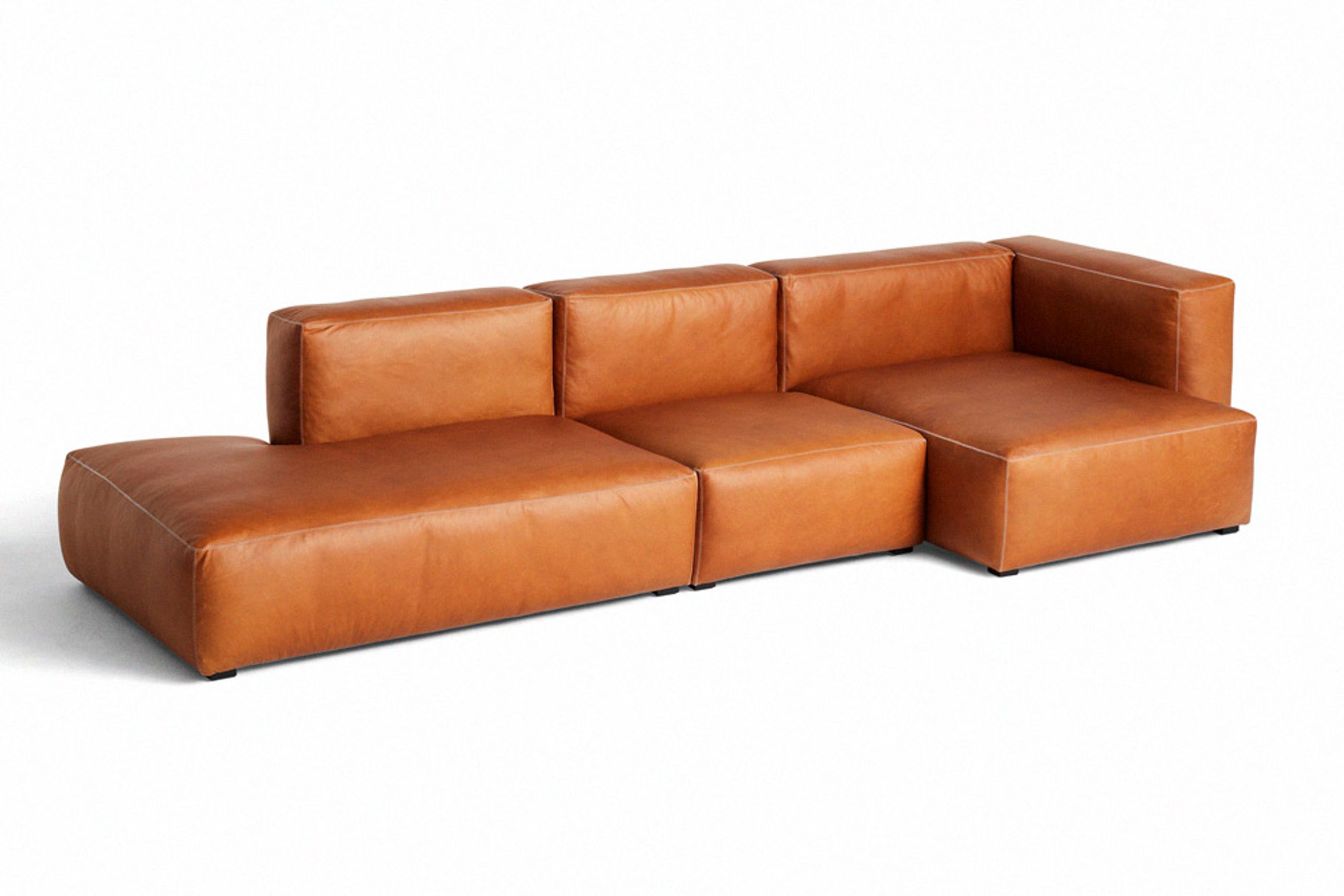 HAY - Sofa - Mags Soft Sofa / 3 Seater - Combination 4 / Silk SIL0250 (Right)