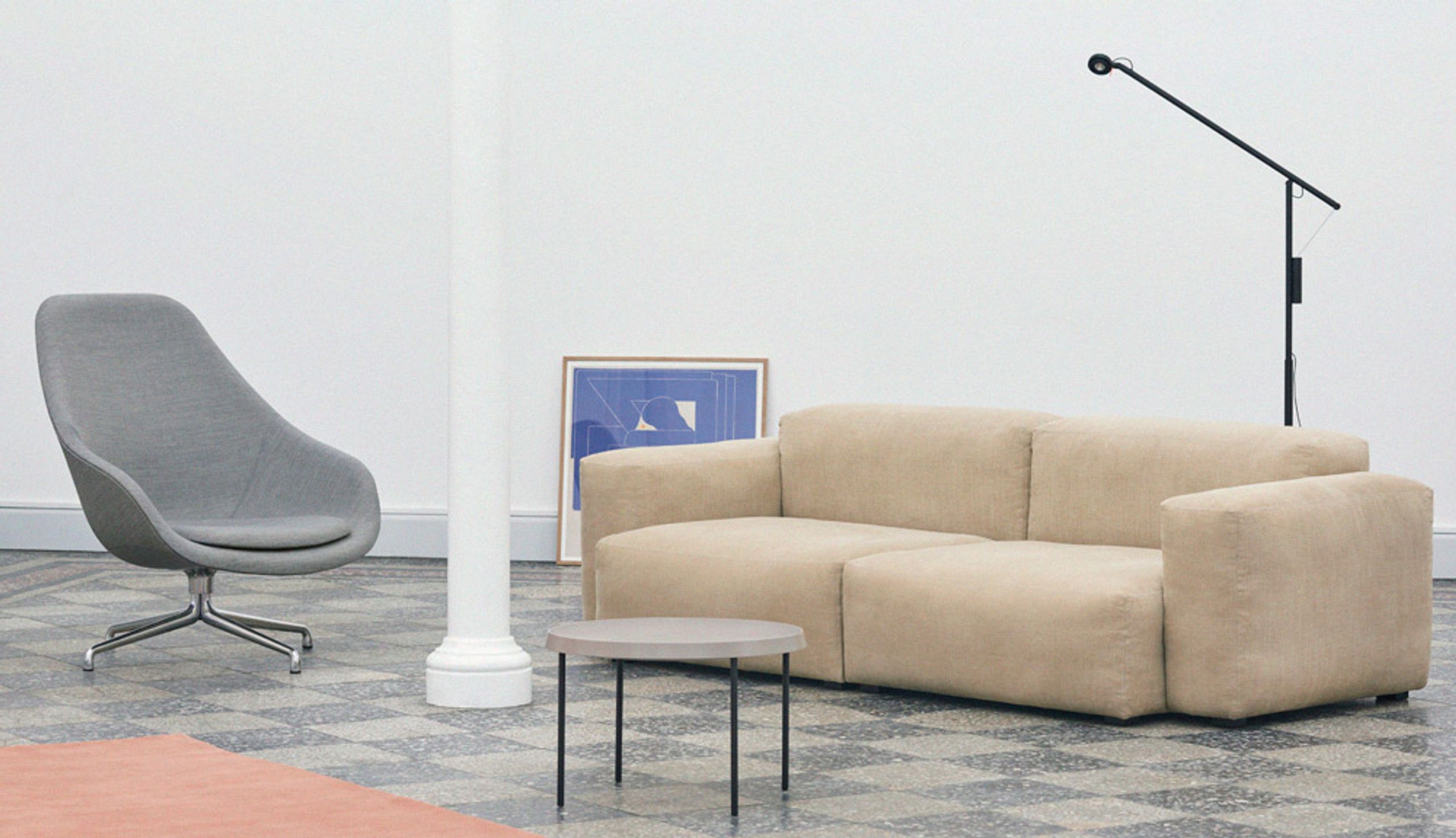 HAY - Sofa - Mags Soft Sofa Low Armrest / 3 Seater - Combination 3 / Steelcut Trio 616