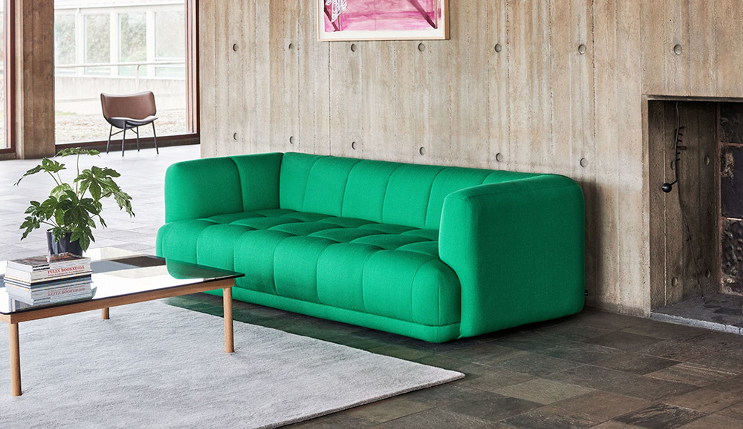 HAY - Sofa - Quilton Collection / Combination 4 - Steelcut Trio 446