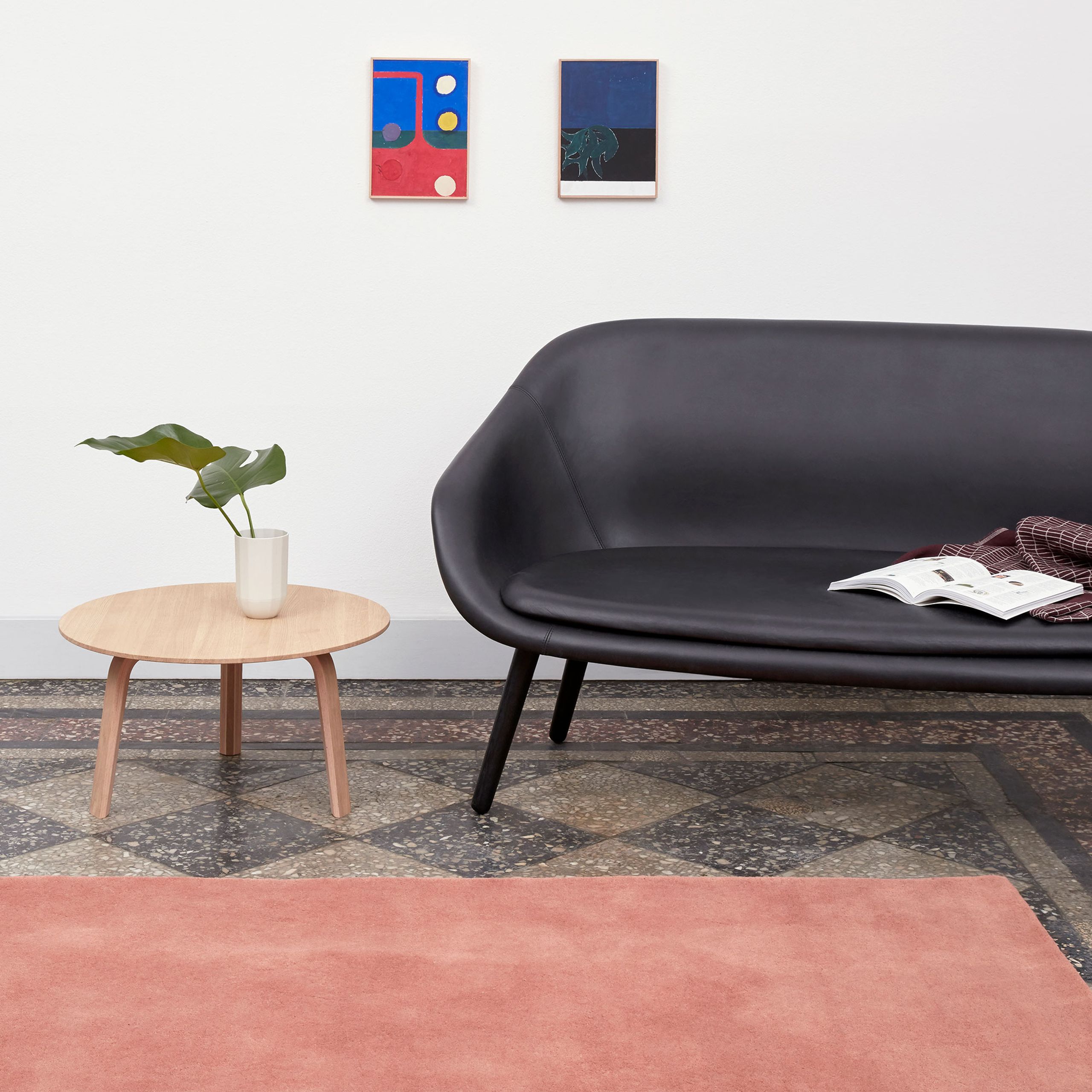 HAY - Coffee Table - Bella Coffee Table Large - Oak Veneer Lacquered Matt