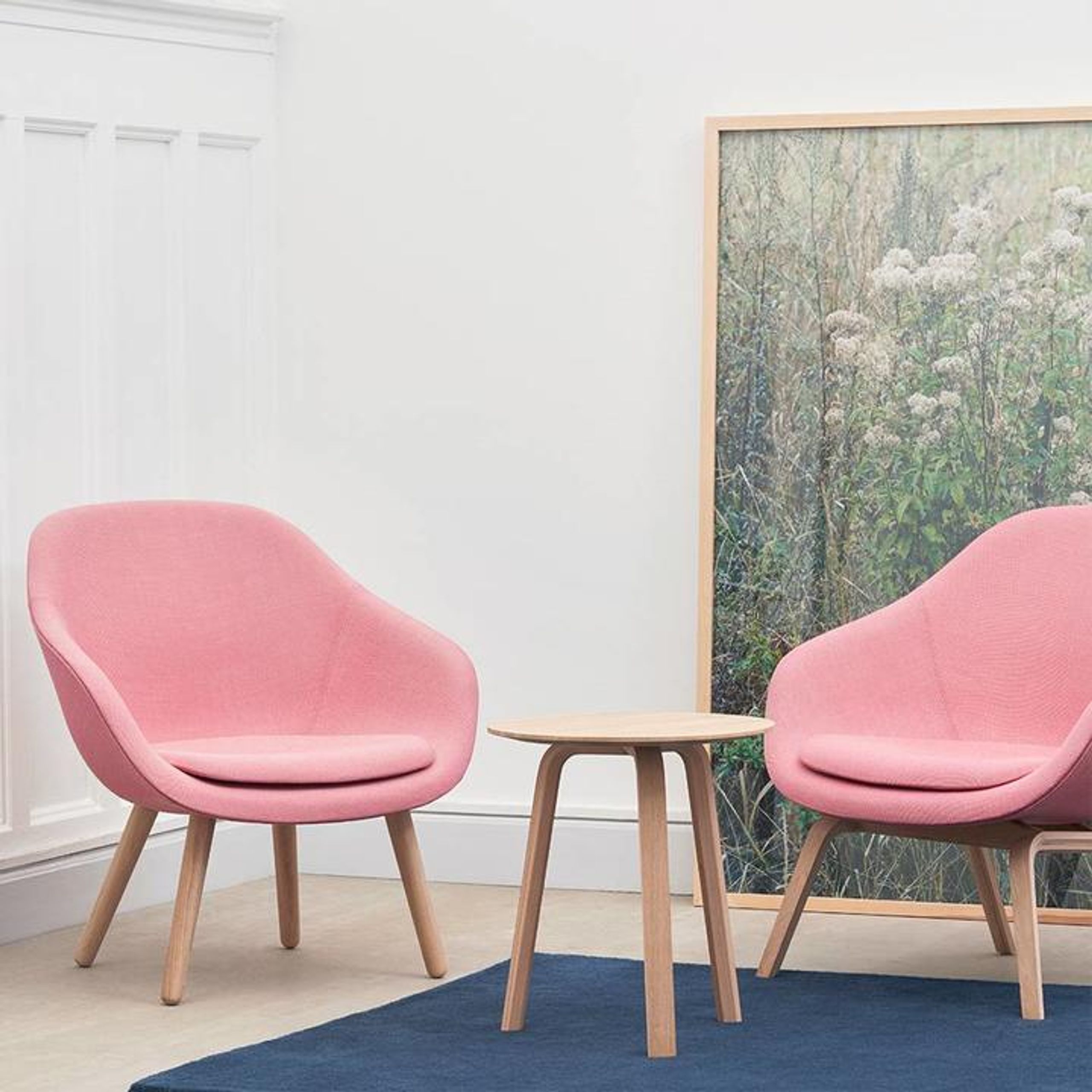 HAY - Sofabord - Bella Coffee Table Mellem - Eg Finérlakeret Mat