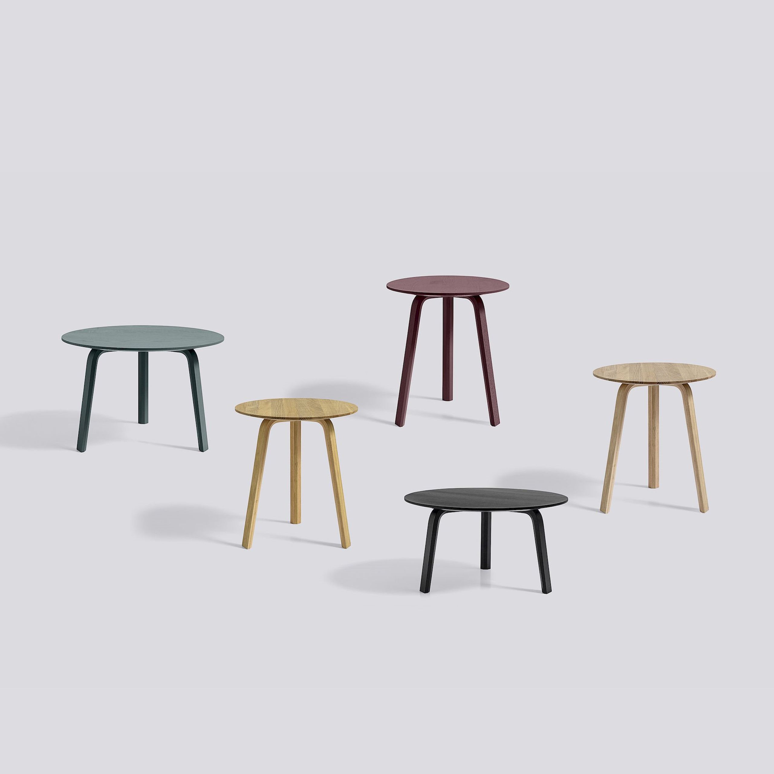 HAY - Tavolino da caffè - Bella Coffee Table Large - White Stained Solid Oak