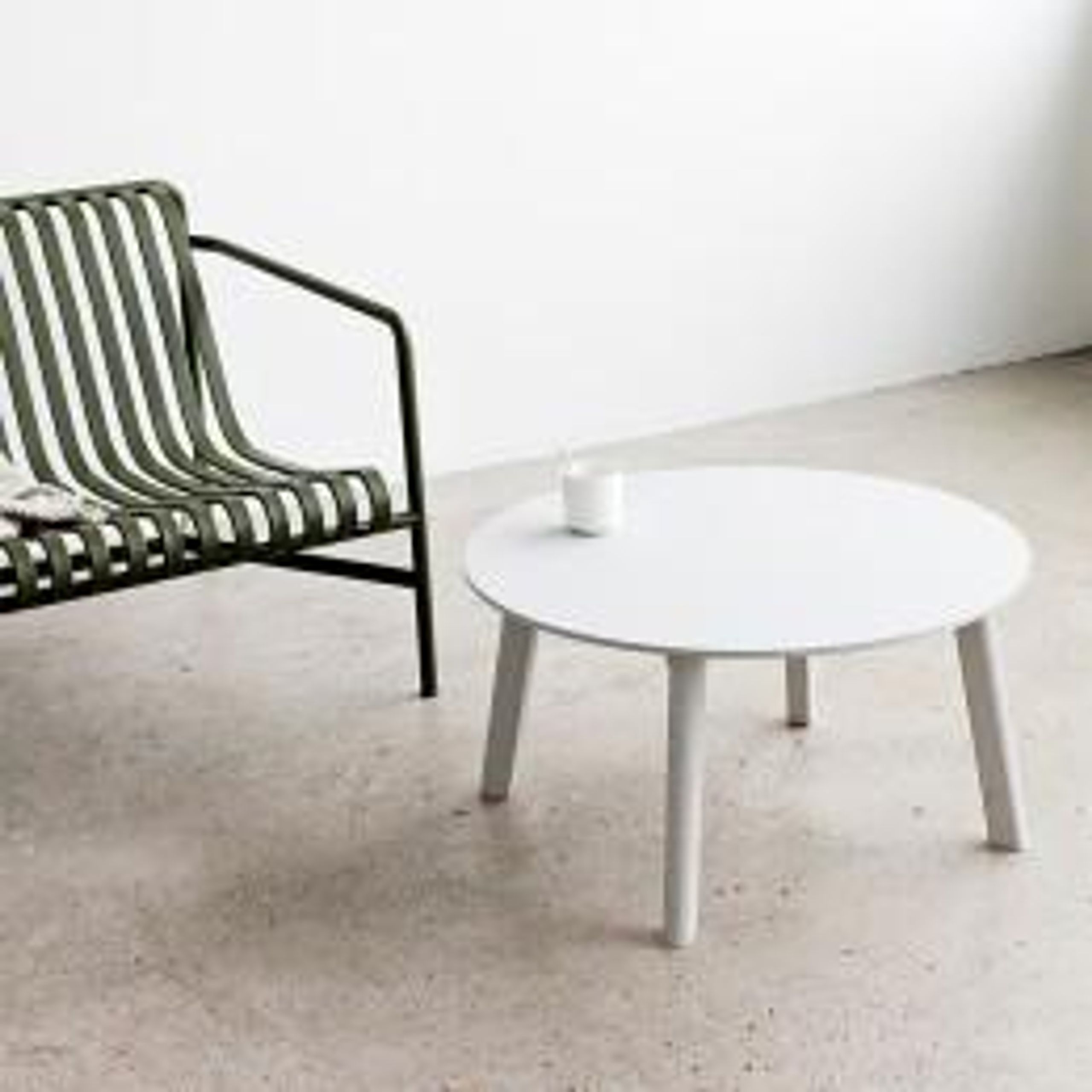 HAY - Tavolino da caffè - Bella Coffee Table Large - White Stained Solid Oak