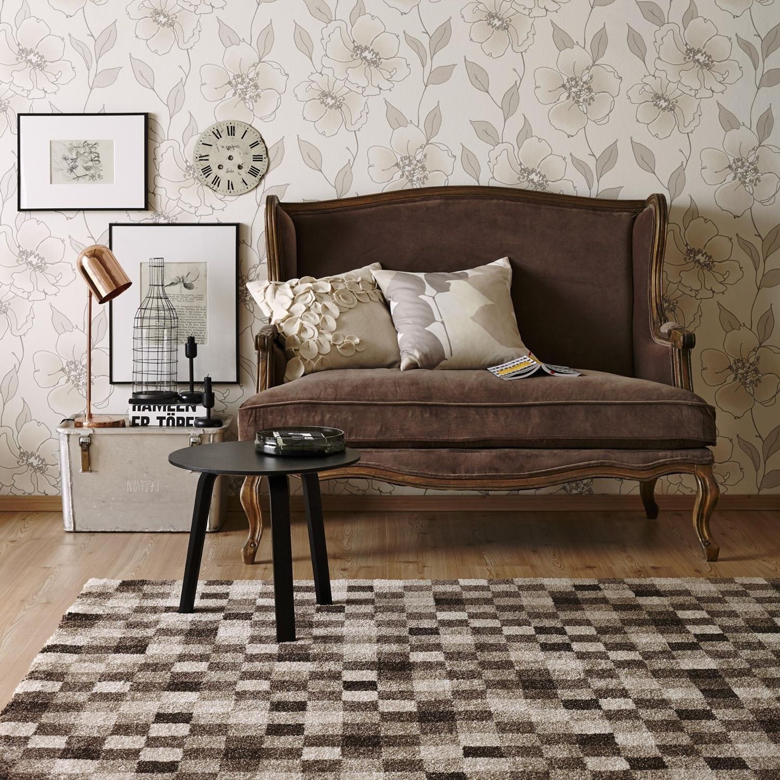 HAY - Sofabord - Bella Coffee Table Mellem - Sort Farvet Massiv Eg