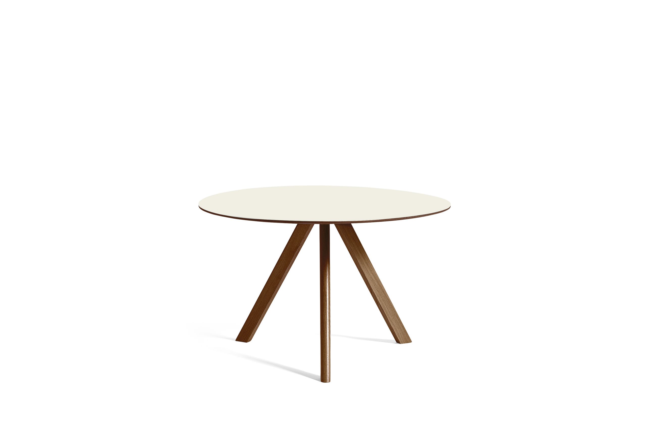 HAY - Sofabord - CPH 20 Round / Ø120 - Tabletop: Off-White Linoleum