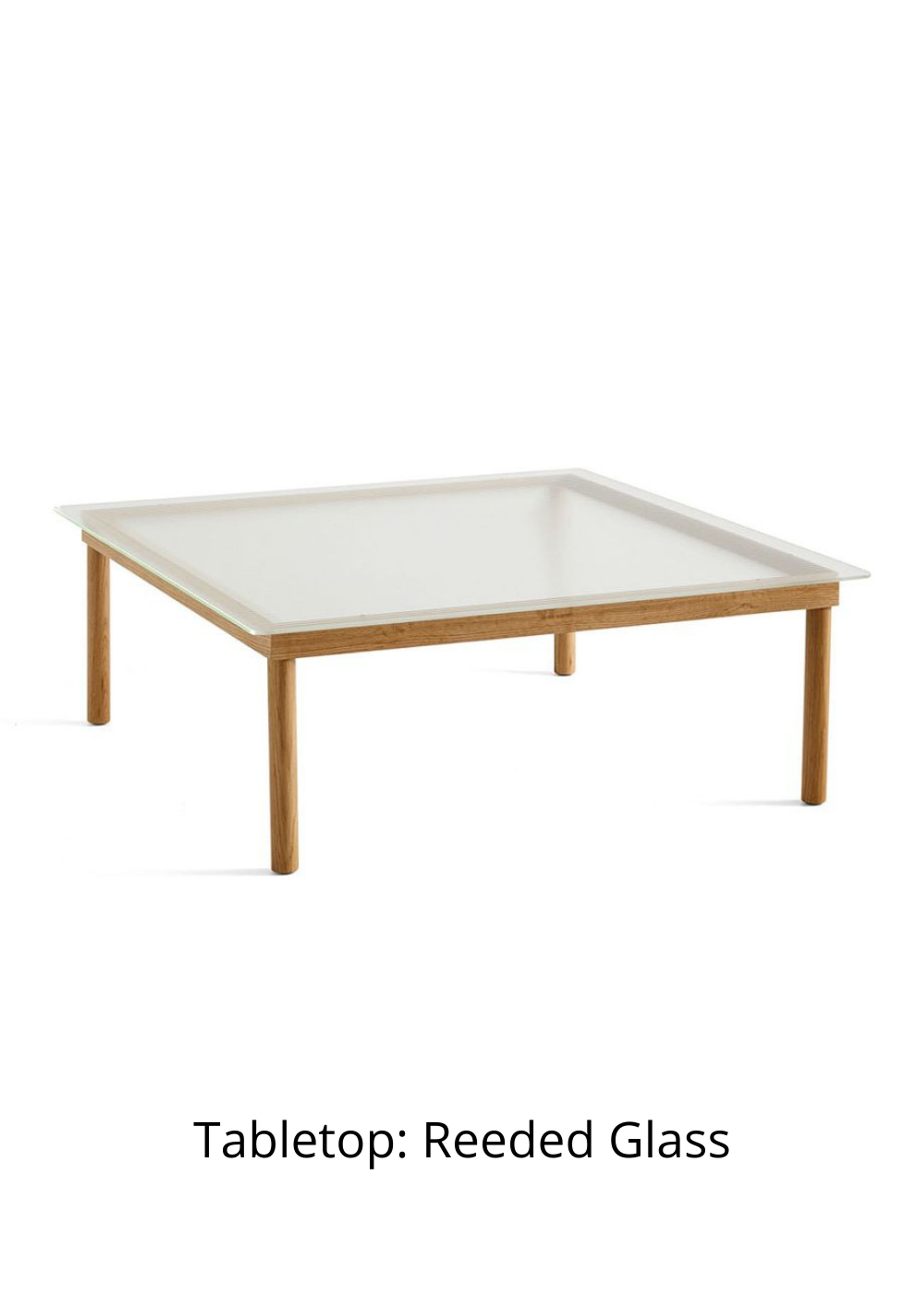 HAY - Sofabord - Kofi / 100 x 100 - Base: Water-Based Lacquered Oak