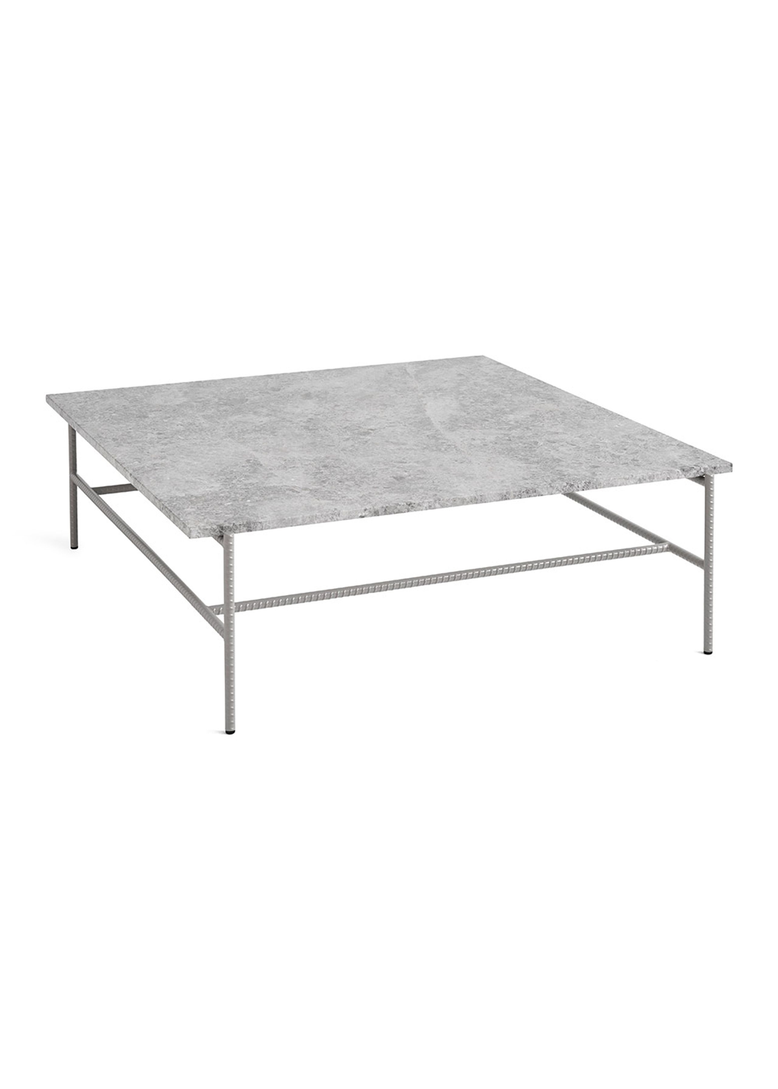HAY - Couchtisch - Rebar Coffee Table - Large - Fossil Grey / Grey Marble