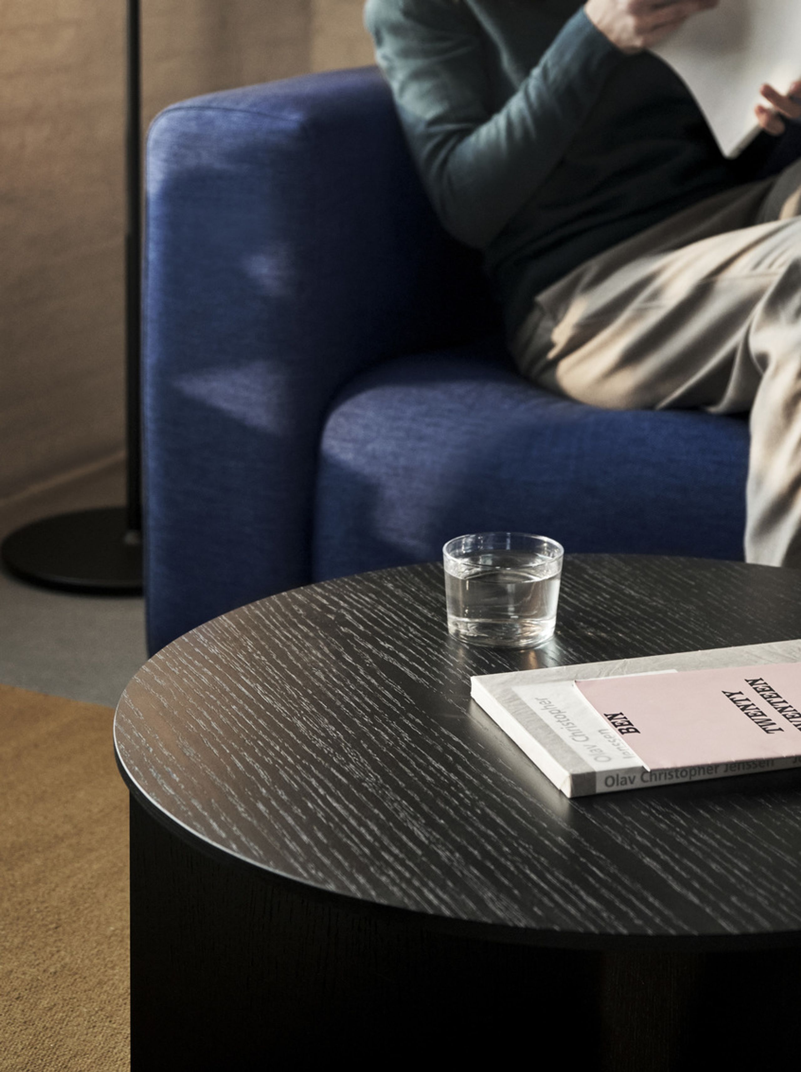 HAY - Coffee Table - Slit table wood - High black