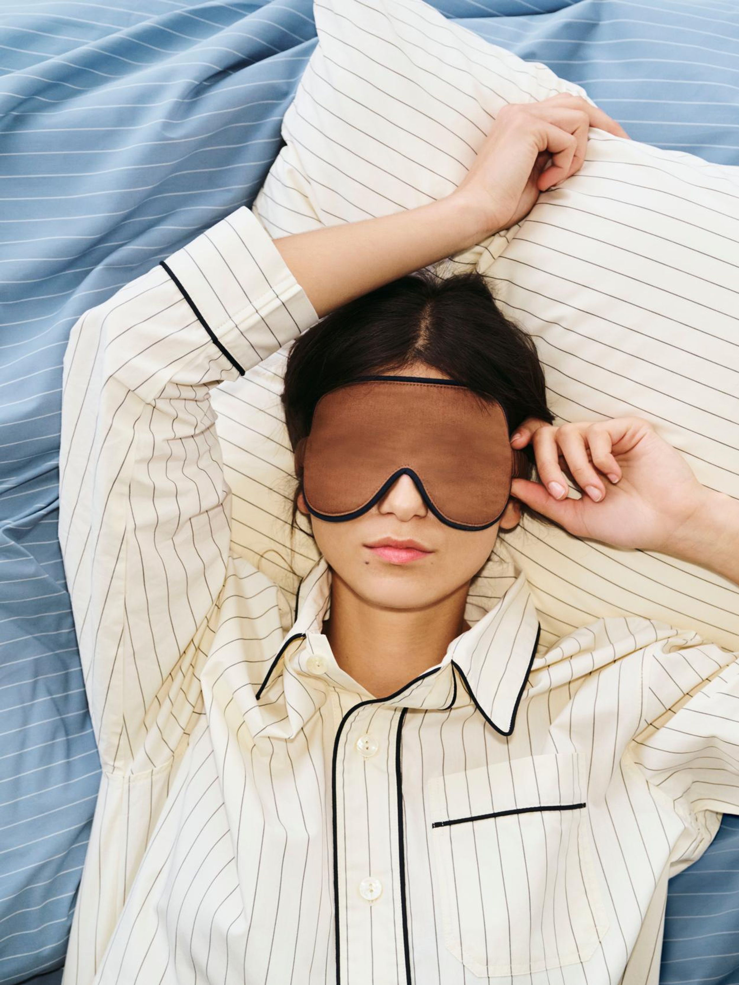HAY - Maschera per il sonno - Outline Sleep Mask - Milk Chocolate