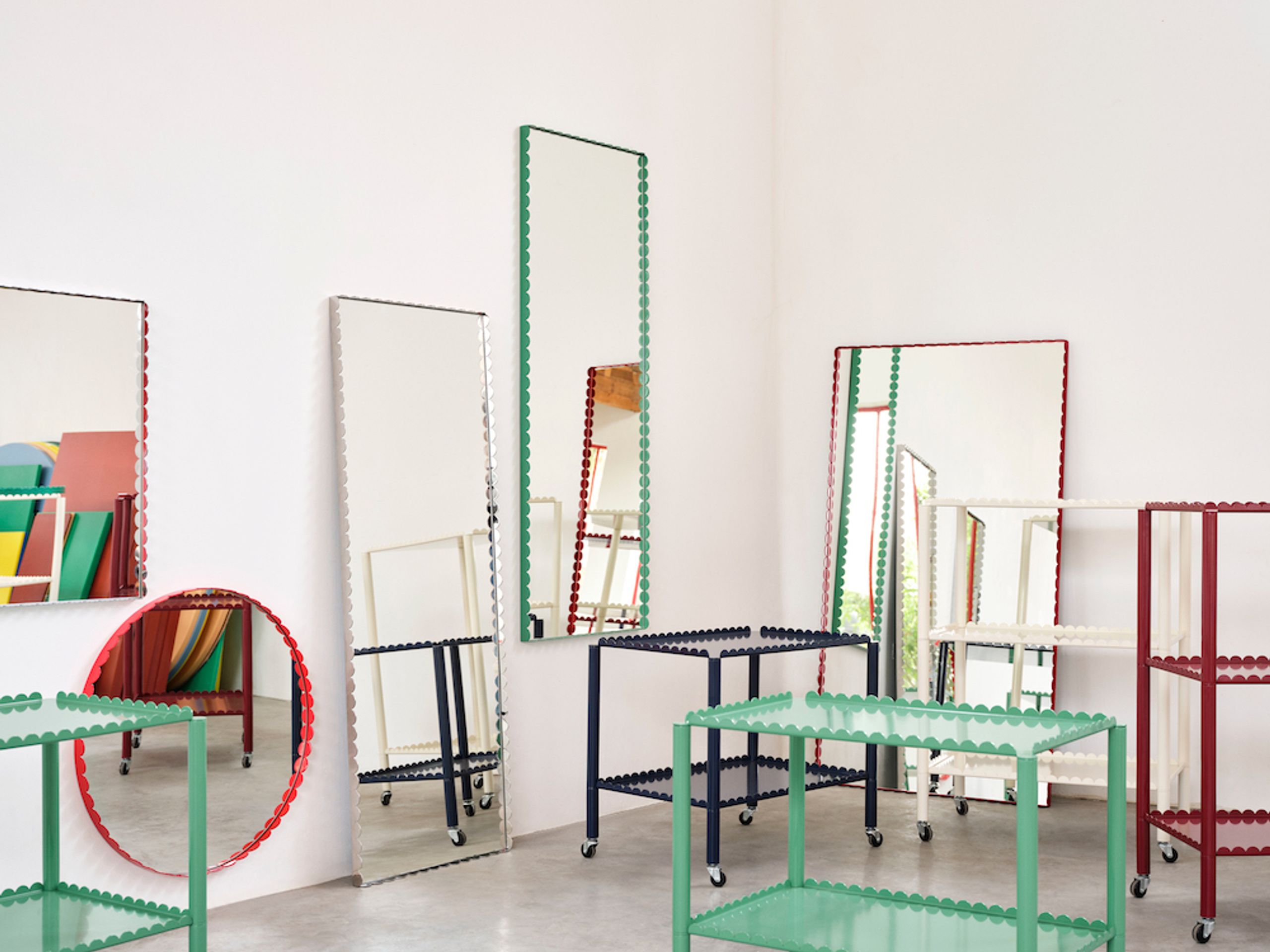 HAY - Spiegel - Arcs Mirror | Rectangle - Medium / Mirrored