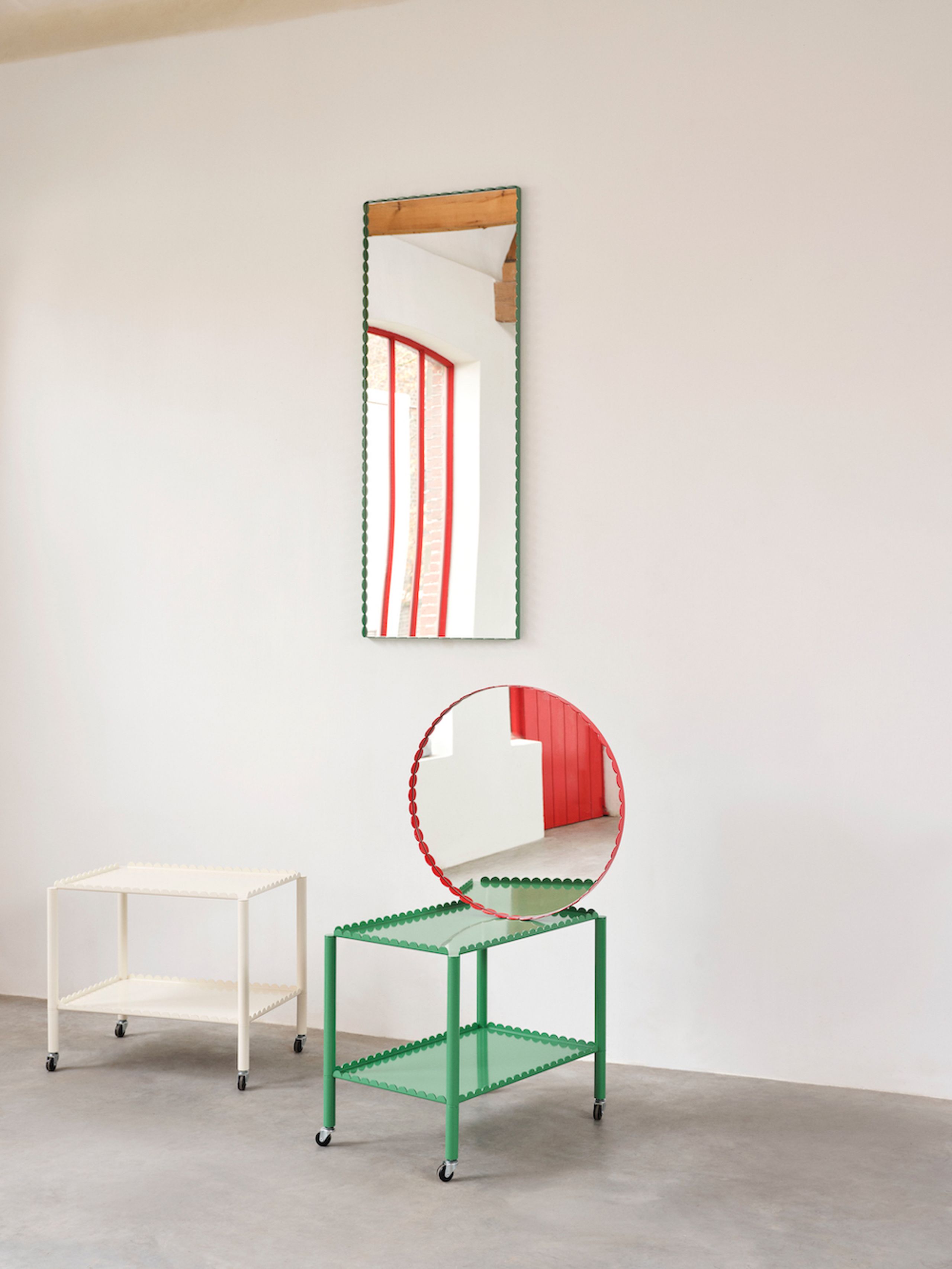 HAY - Spiegel - Arcs Mirror | Rectangle - Medium / Mirrored