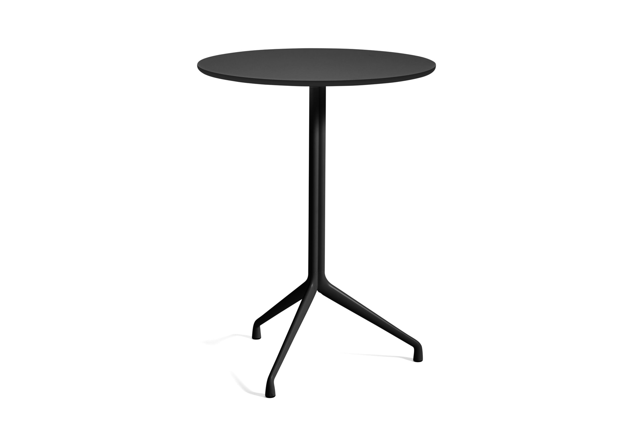 HAY - Dining Table - About A Table 20 - Black Linoleum / Powder Coated Black 105