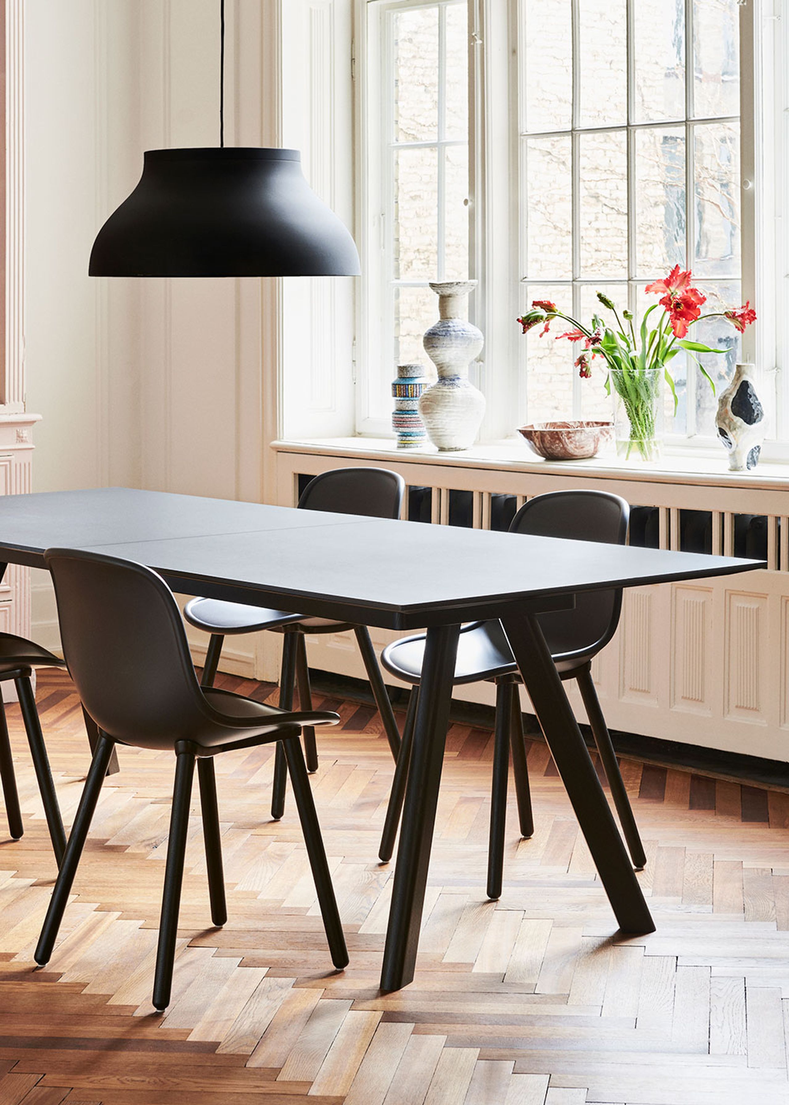 HAY - Spisebord - CPH 30 Extendable - L200 - Sort Lakeret Egetræ