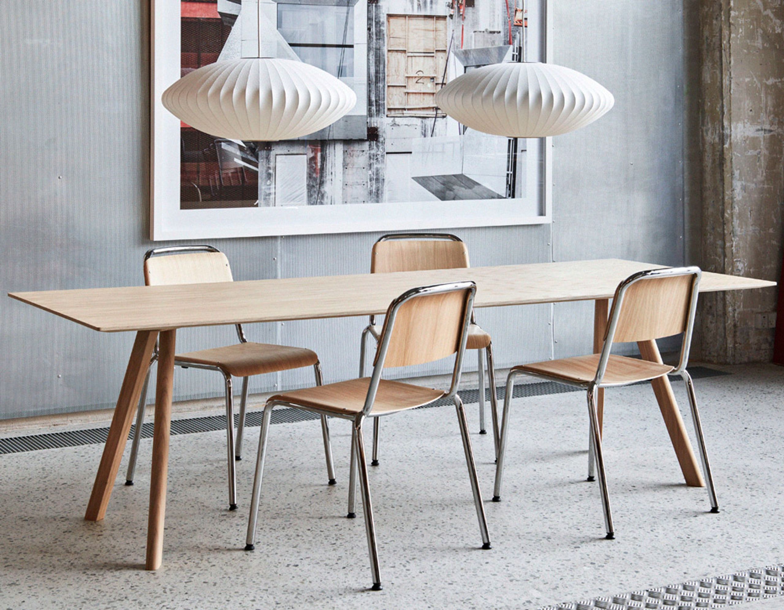 HAY - Spisebord - CPH 30 / L200 x W90 - Tabletop: Grey Linoleum