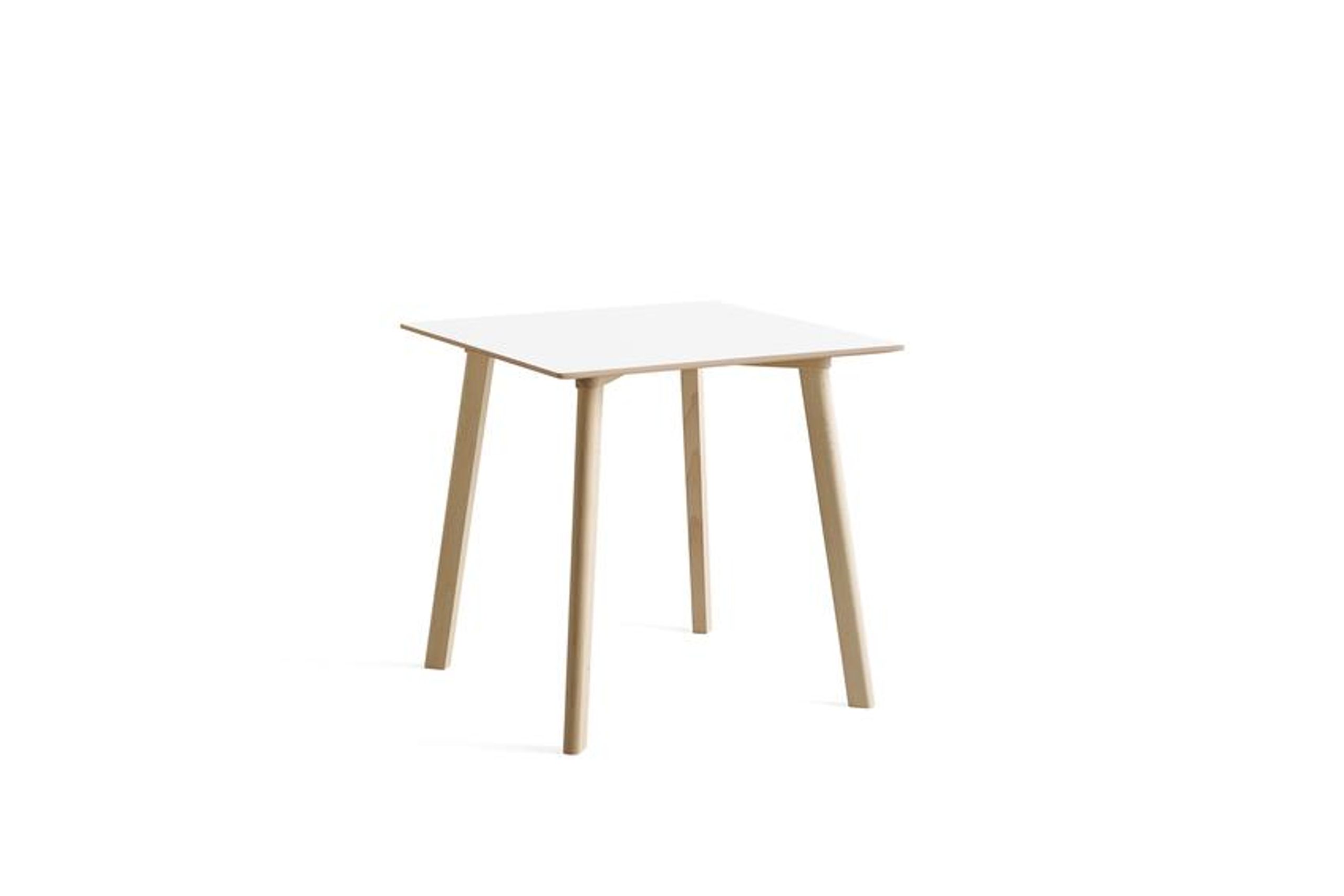 HAY - Table à manger - CPH Deux 210 2.0 - Pearl White Laminate / Untreated Beech - 75