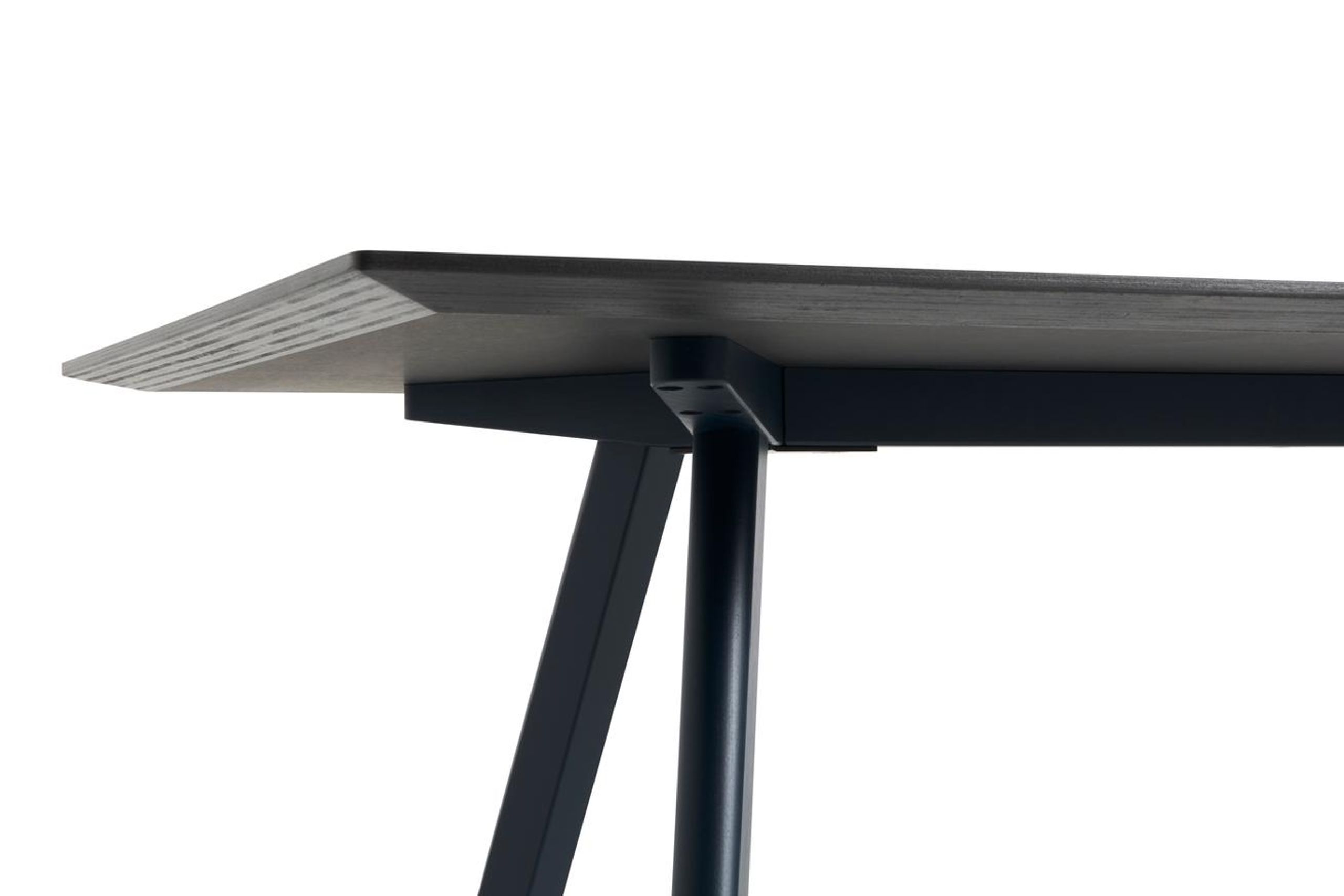 HAY - Spisebord - CPH30 2.0 Table - Smokey Blue Linoleum / Deep Blue Lacquered Oak