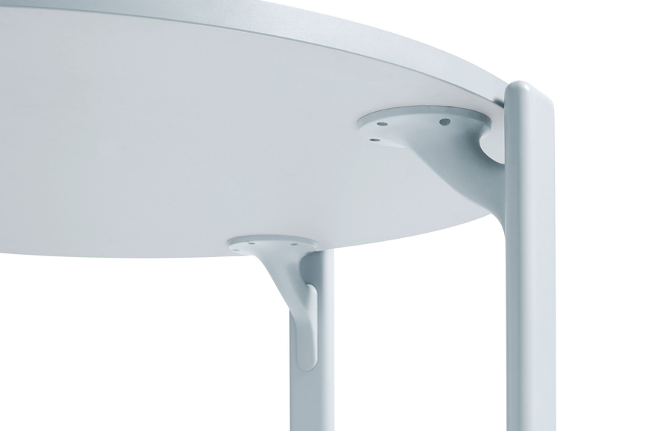 HAY - Dining Table - Rey table - Slate blue / gull laminate