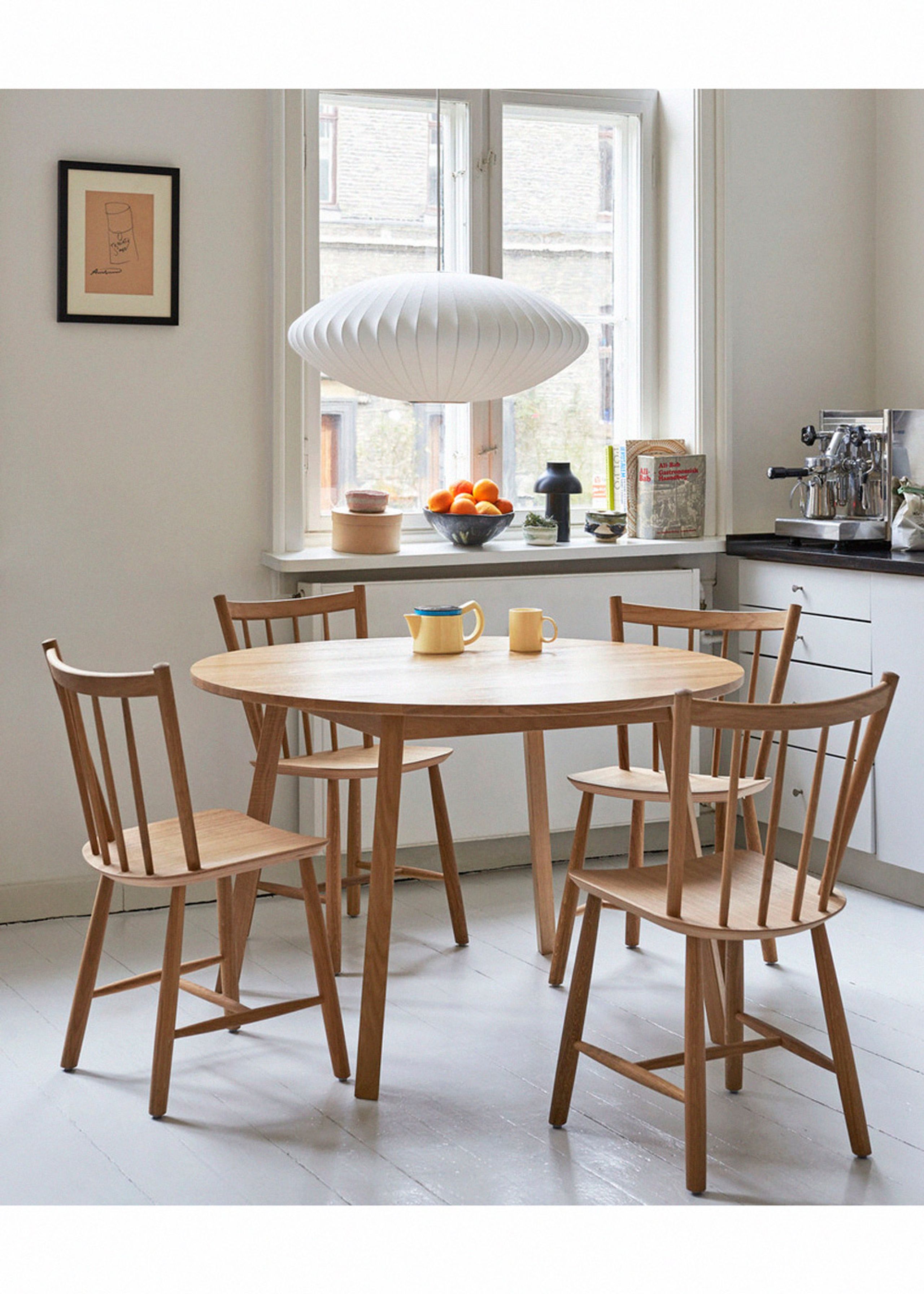 HAY - Spisebord - TRIANGLE Leg Table / Round - Olieret Eg