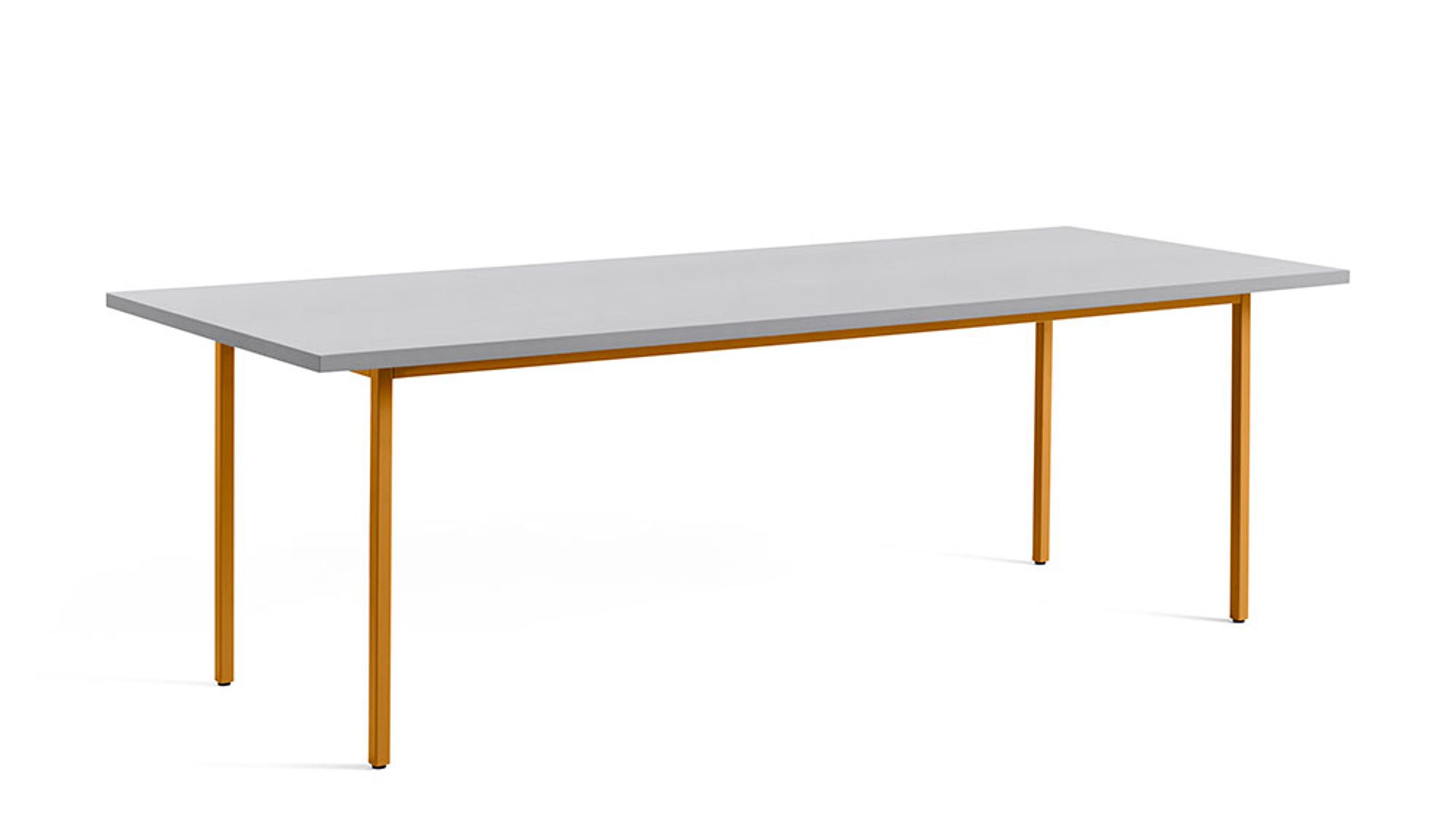 HAY - Mesa de comedor - Two-Colour Table - Rectangular - Ochre/Light Grey