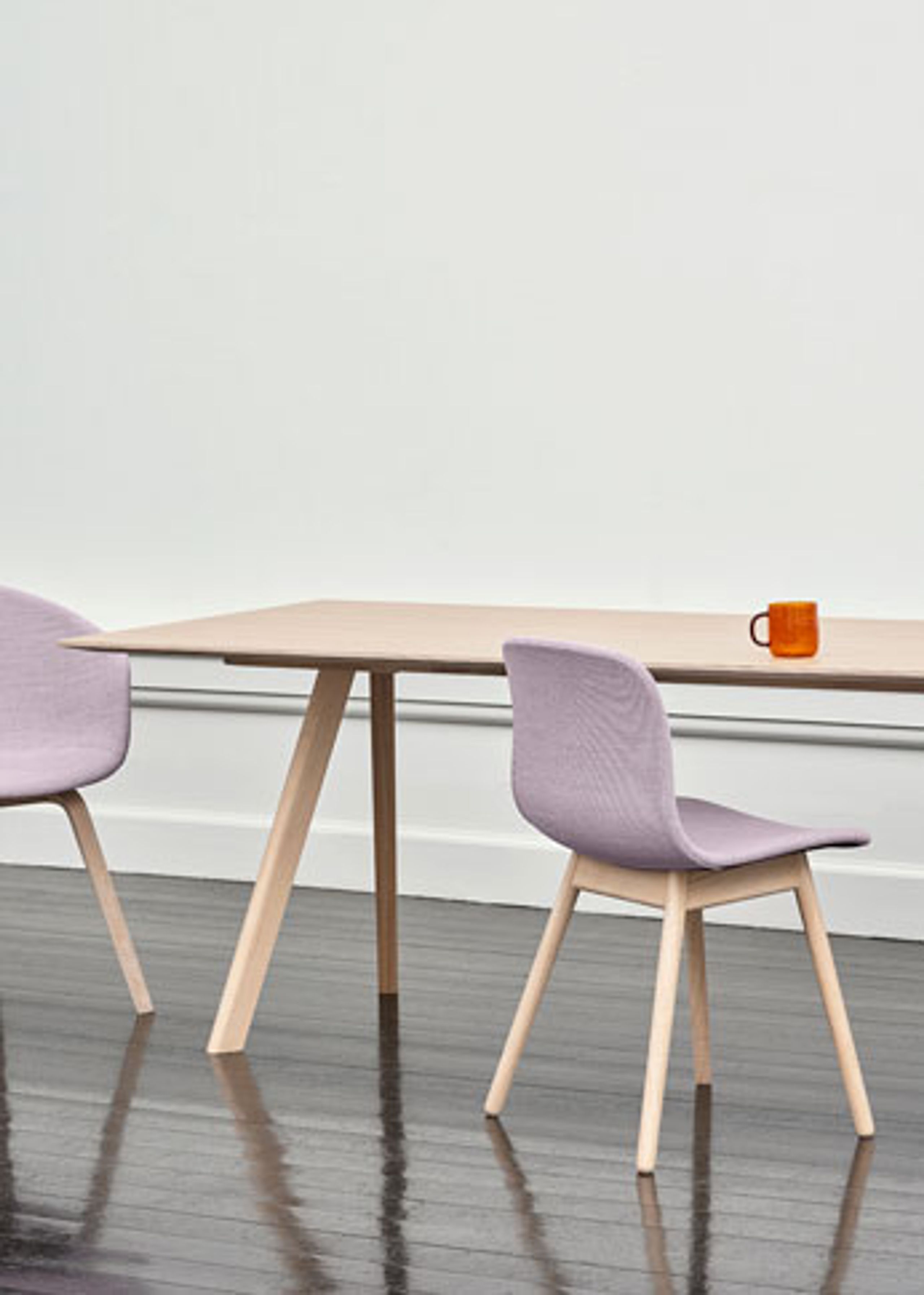 HAY - Cadeira de jantar - AAC 13 - Full Upholstery | New Edition - Steelcut 190