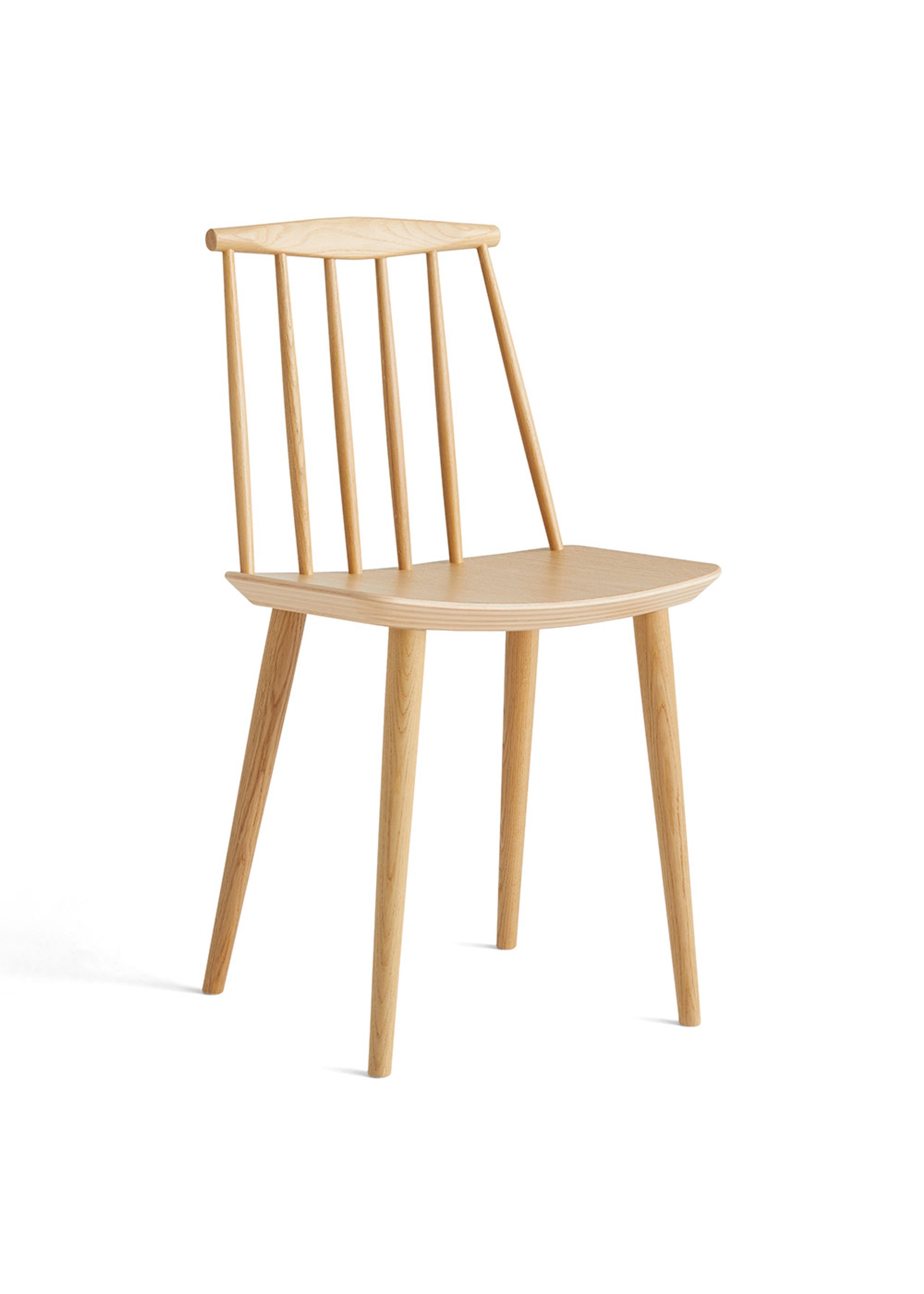 HAY - Dining chair - J77 by Folke Pålsson - Clear Water-Based Lacquered Oak