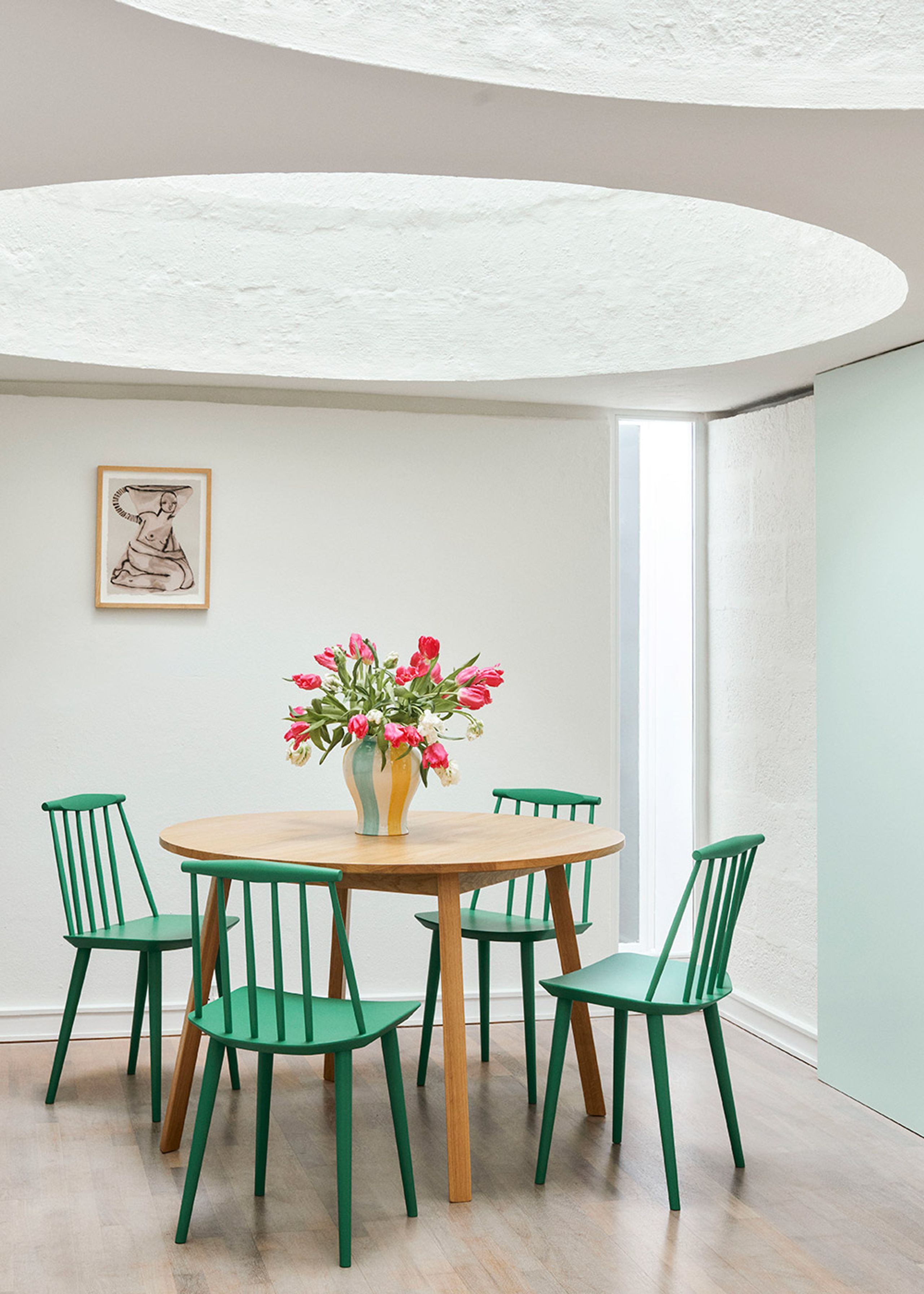 HAY - Silla de comedor - J77 by Folke Pålsson - Oiled Oak