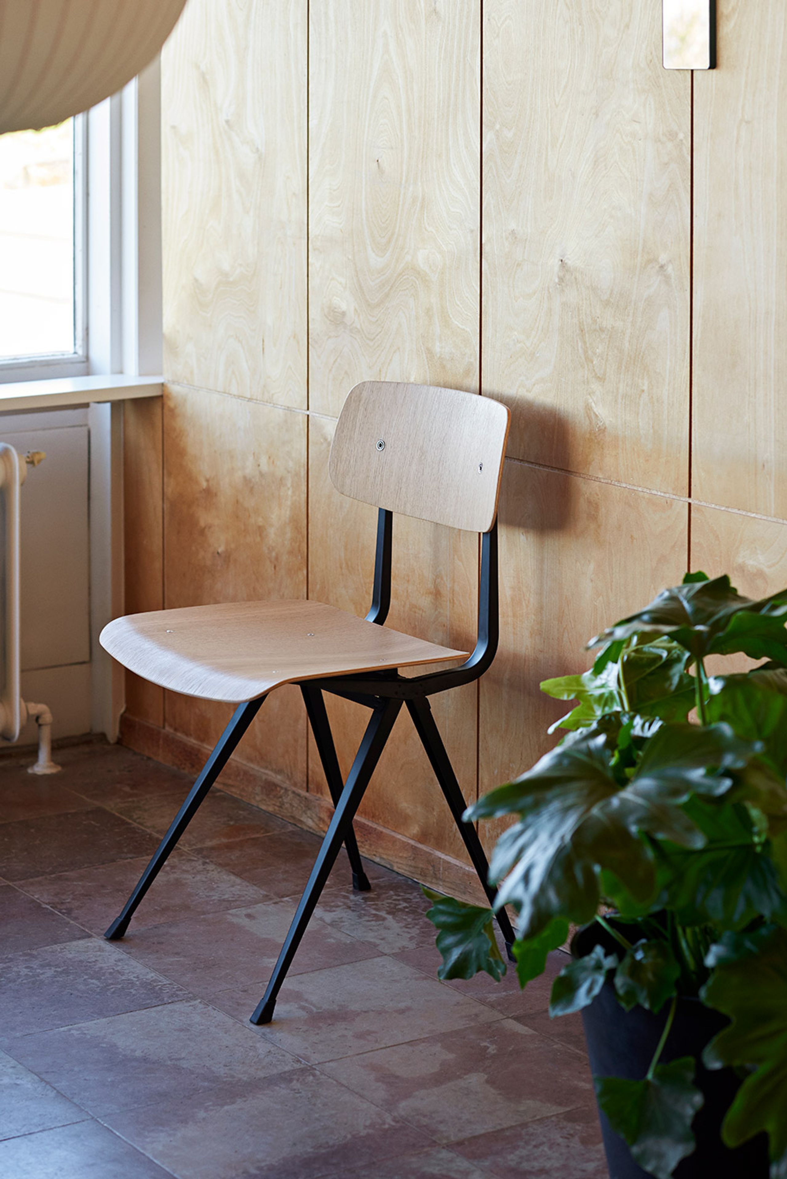 HAY - Esstischstuhl - Result Chair - Beige Water-Based Lacquered Oak / Beige