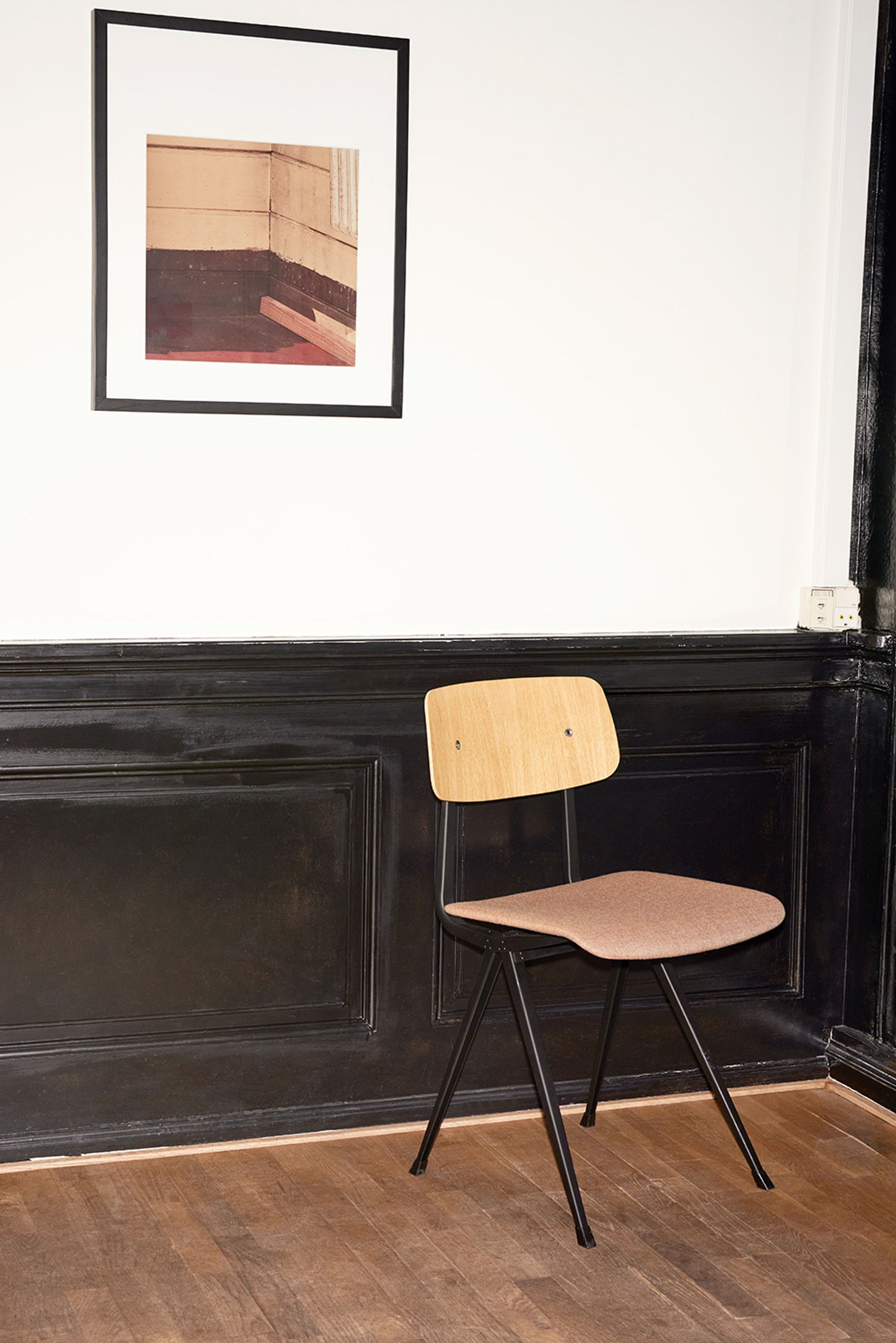 HAY - Spisebordsstol - Result Chair - Black Water-Based Lacquered Oak / Black