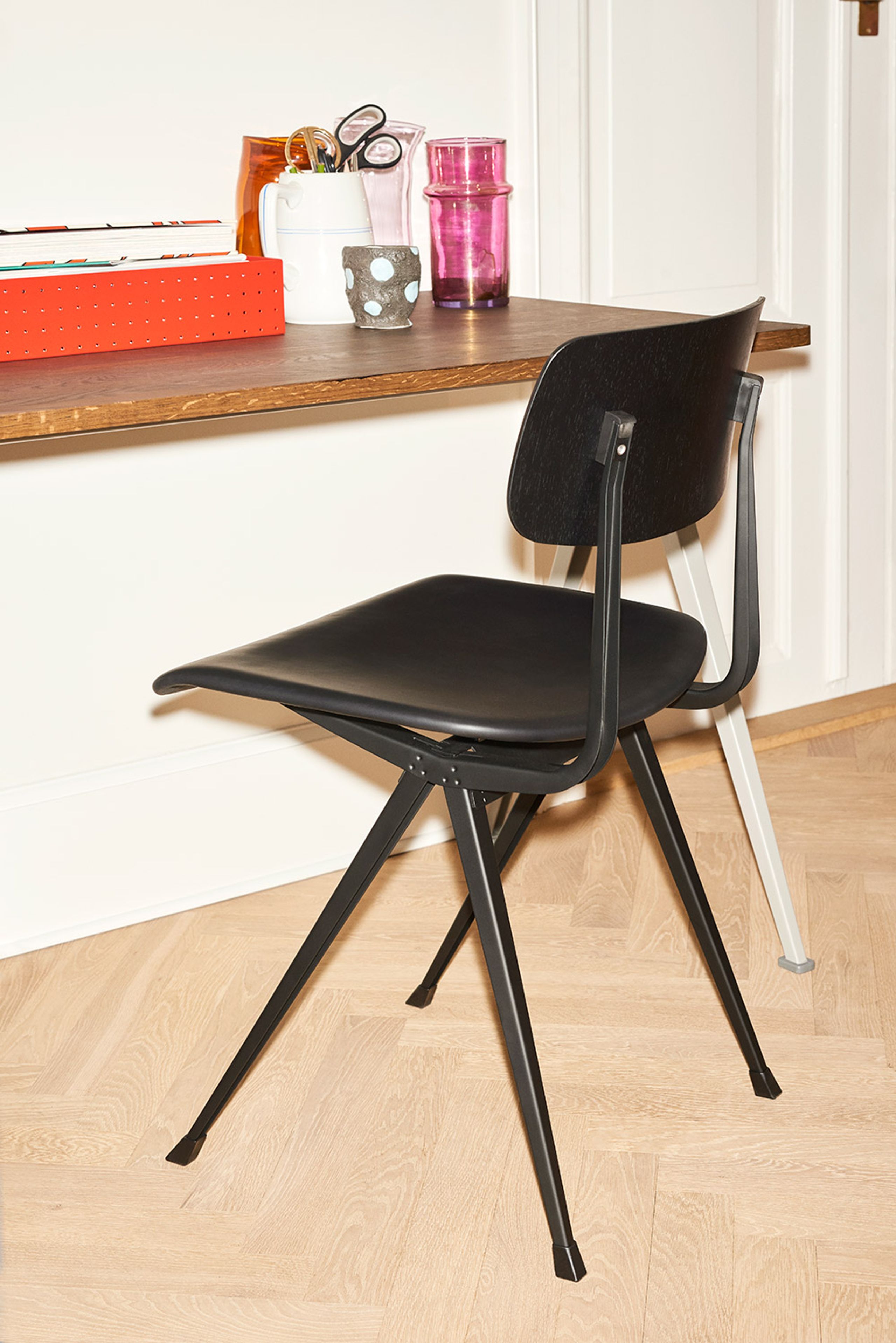 HAY - Esstischstuhl - Result Chair - Clear Water-Based Lacquered Oak / Beige