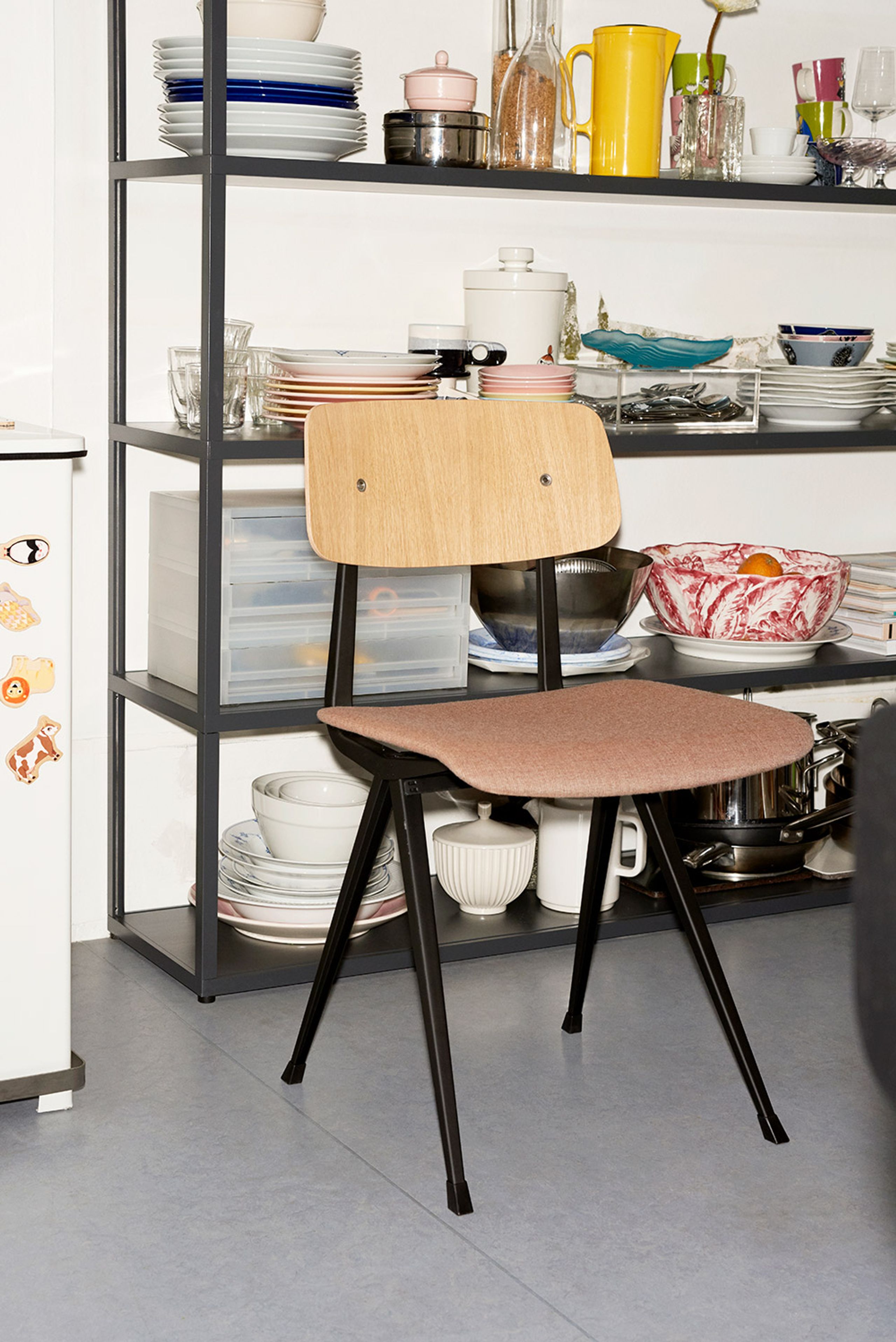 HAY - Esstischstuhl - Result Chair / Full Upholstery - Remix 373 / Black