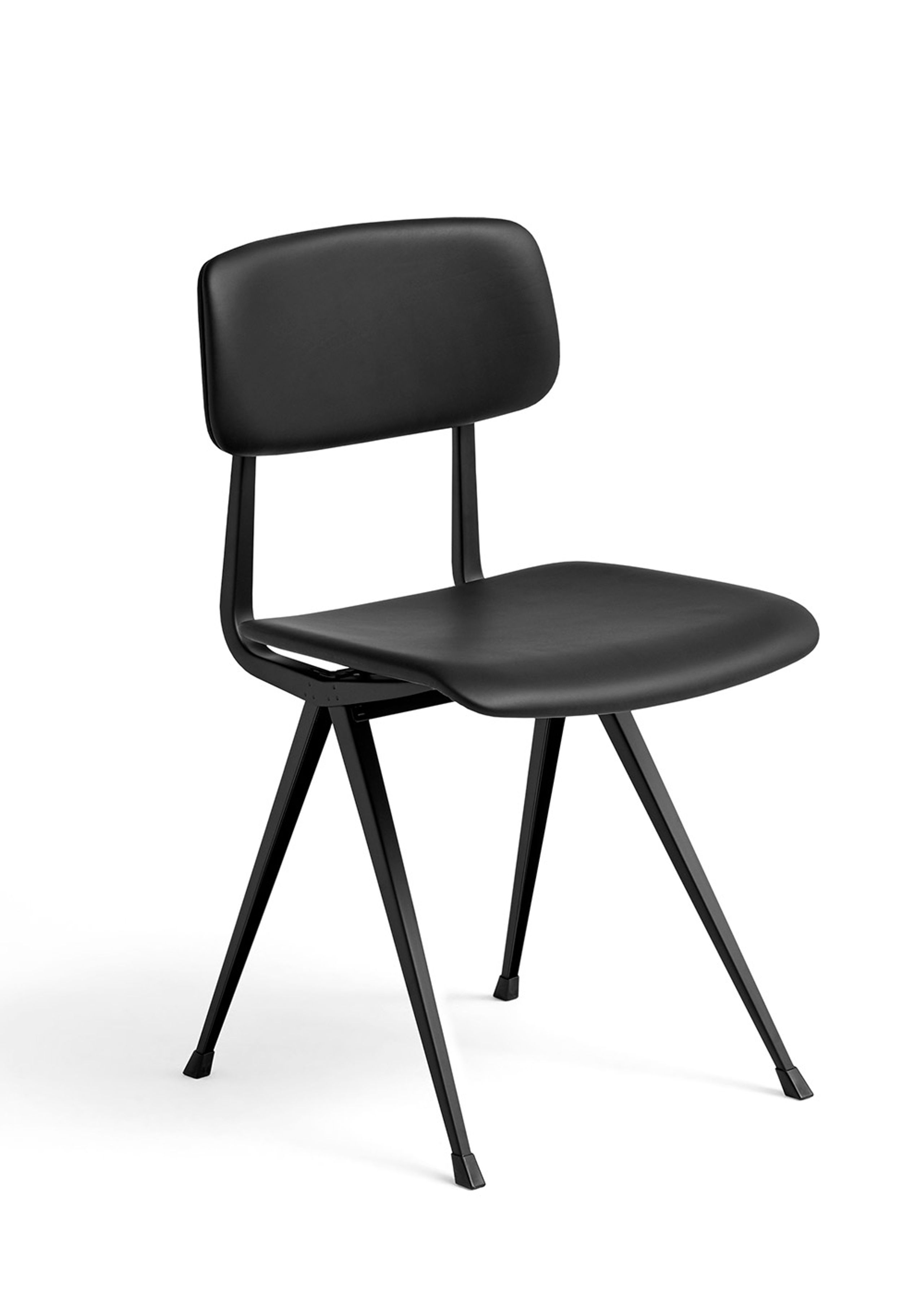 HAY - Esstischstuhl - Result Chair / Full Upholstery - Sense Black / Black