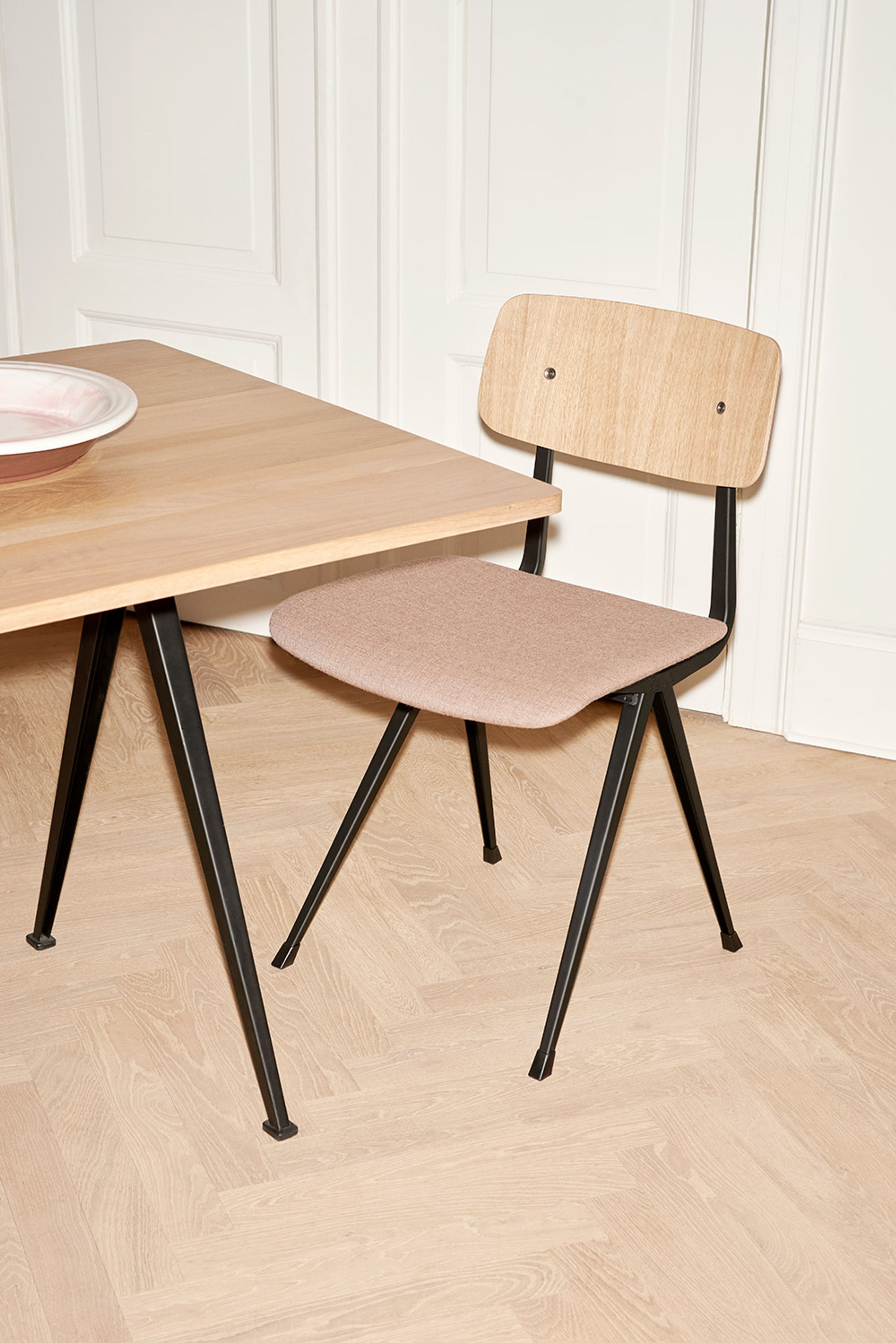 HAY - Spisebordsstol - Result Chair / Full Upholstery - Steelcut 220 / Black