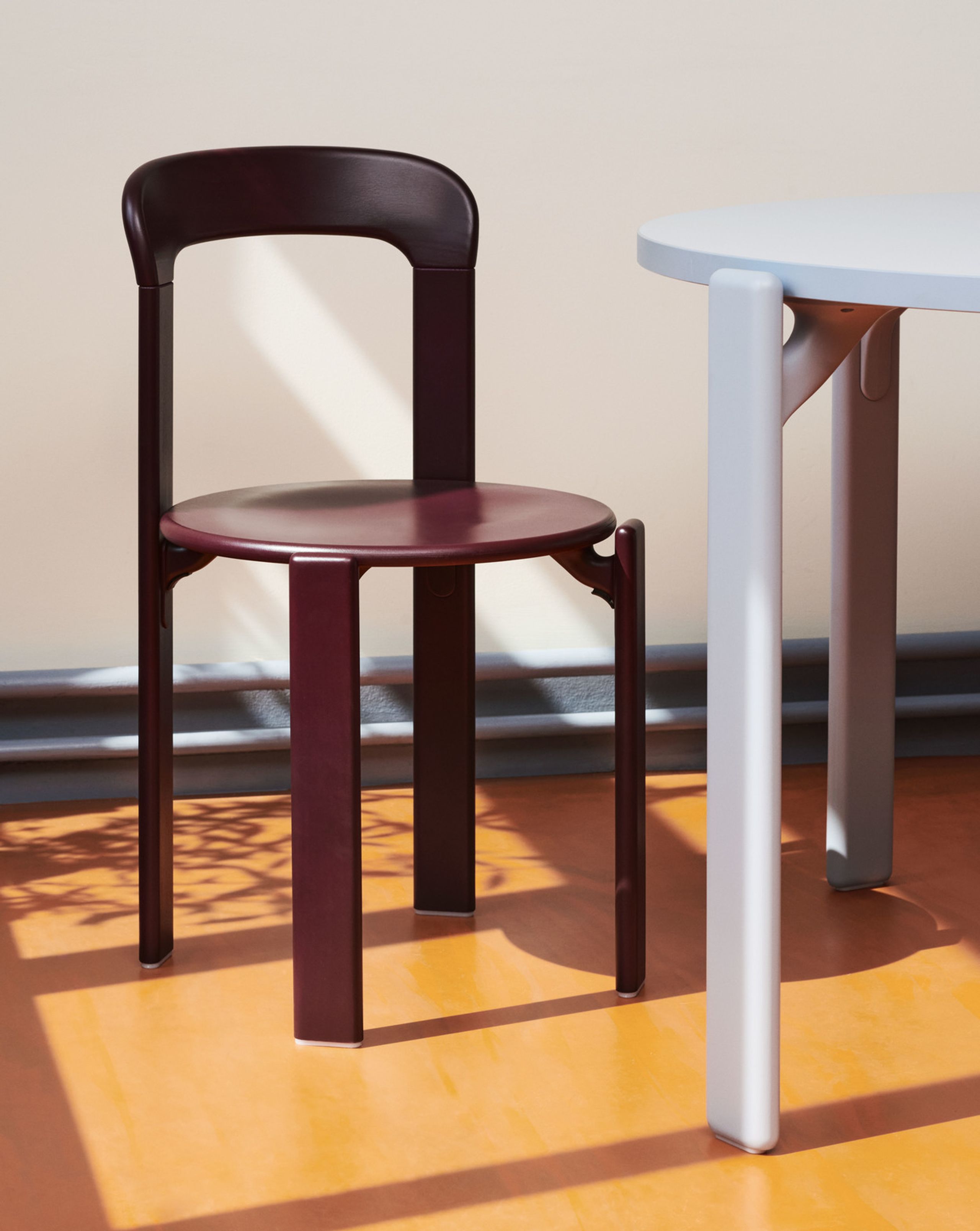 HAY - Silla de comedor - Rey chair - Soft mint / lacquered soft mint