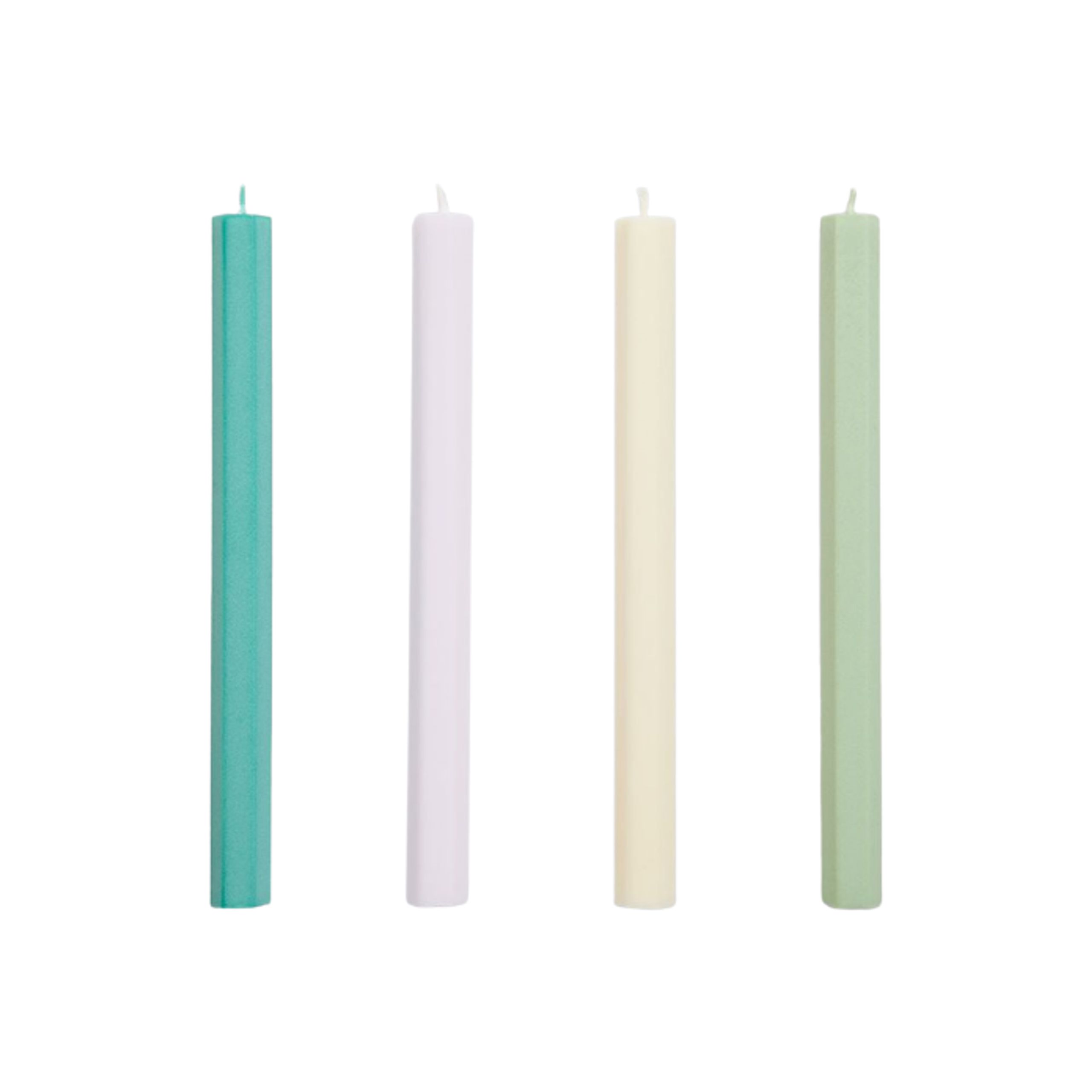 HAY - Candles - Hexagon Candle - Fresh Set of 4