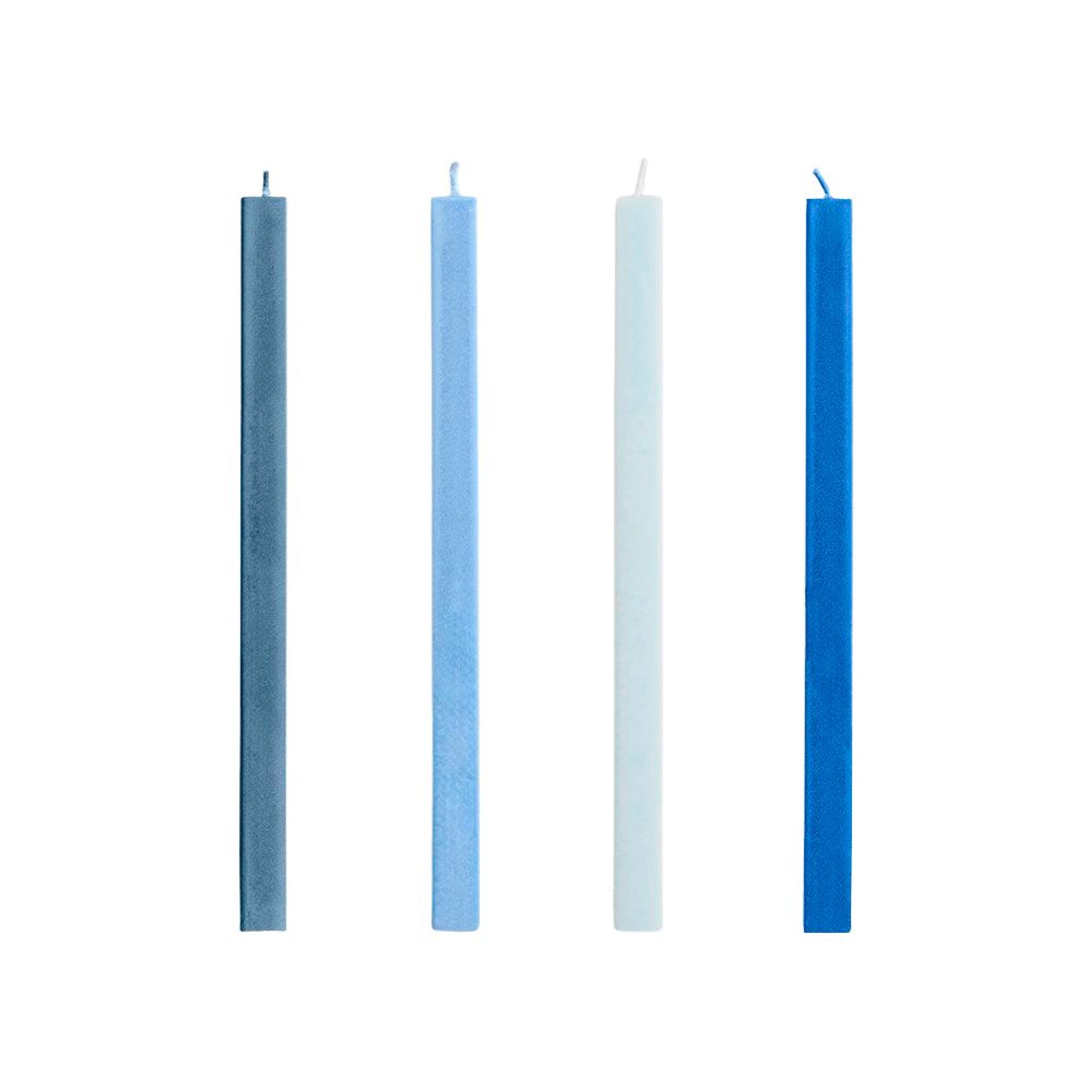 HAY - Stearinlys - Square Candle - Blues Set of 4