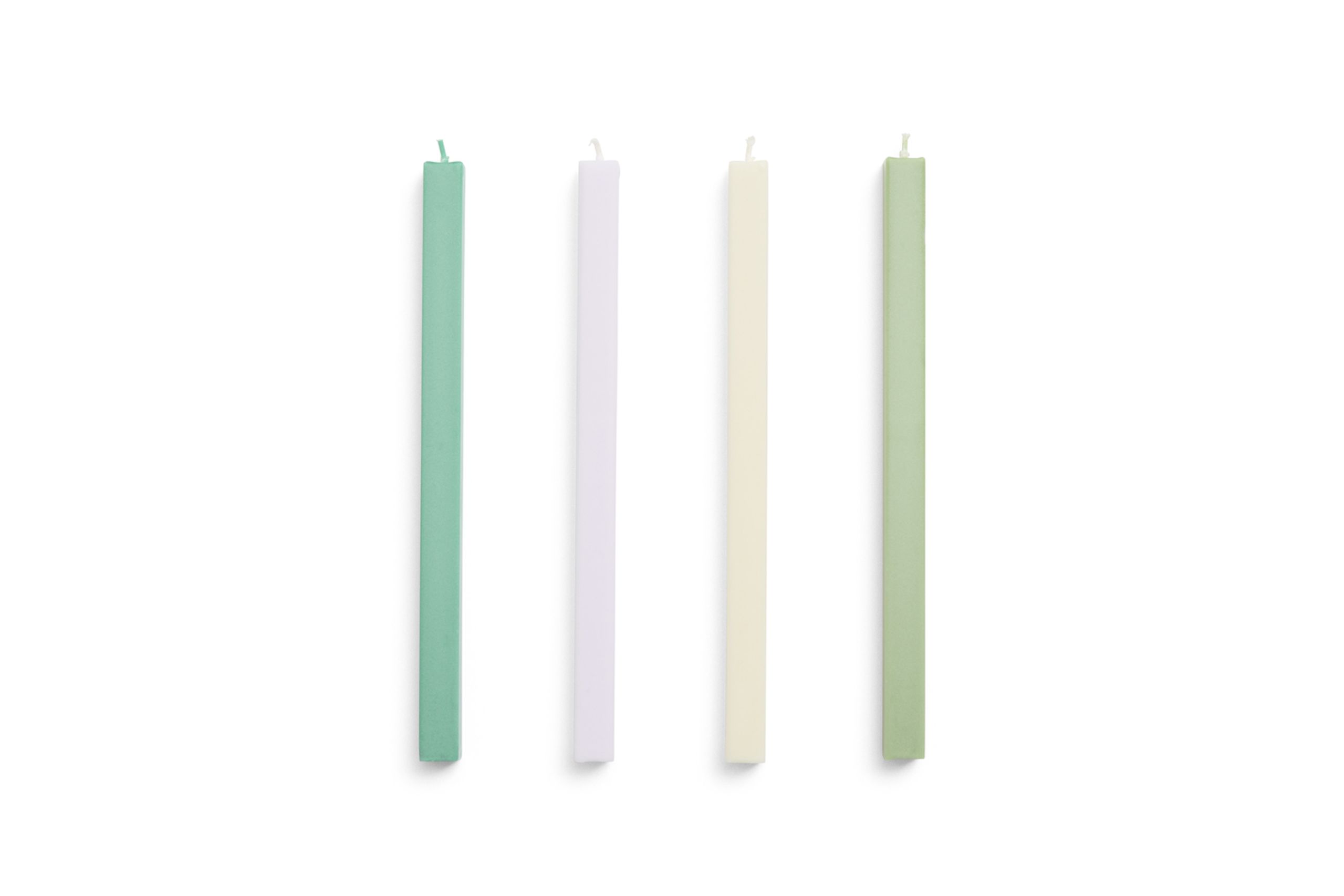 HAY - Stearinlys - Square Candle - Fresh Set of 4