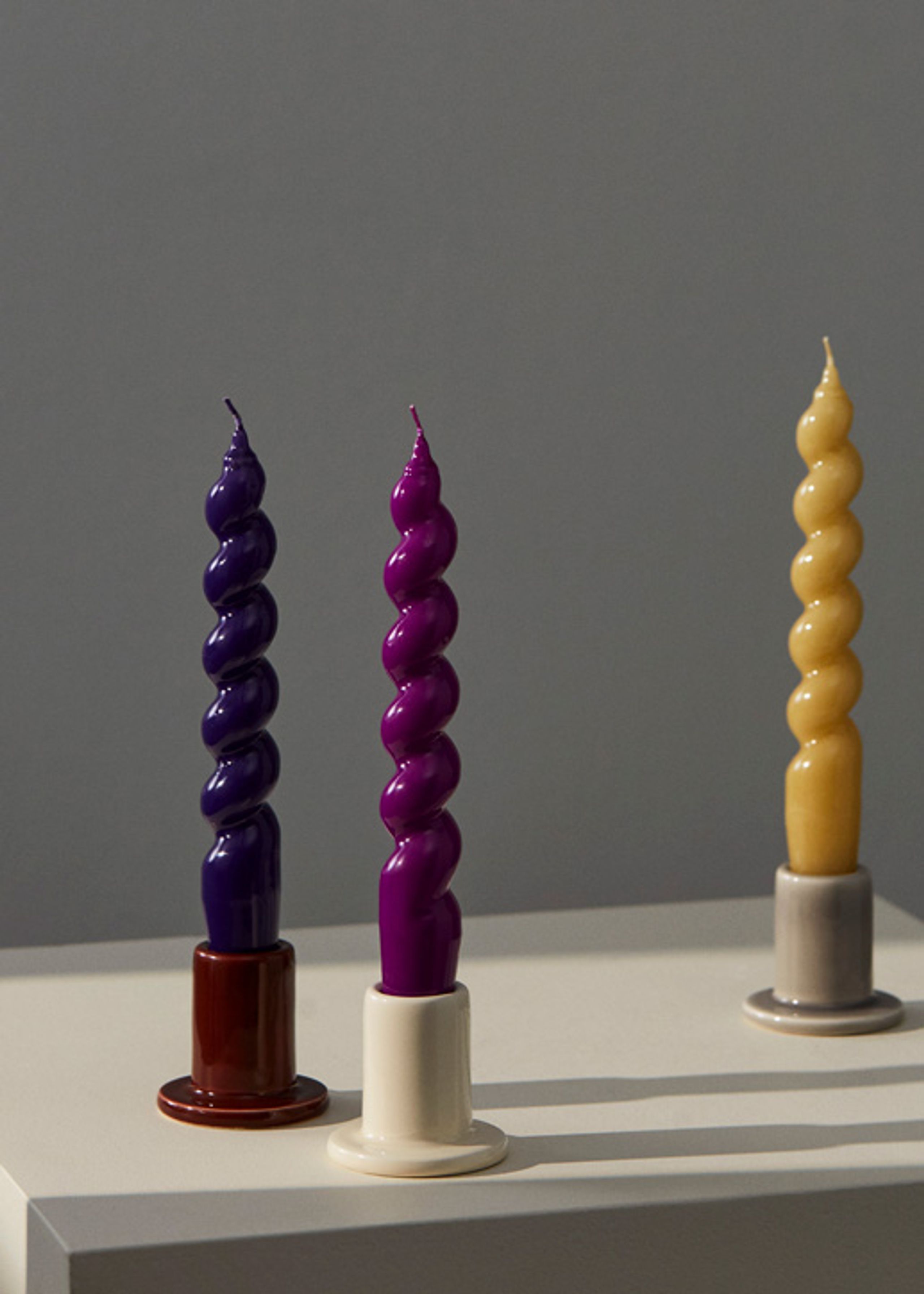 HAY - Bougies - Spiral Candles / Single - Citrus