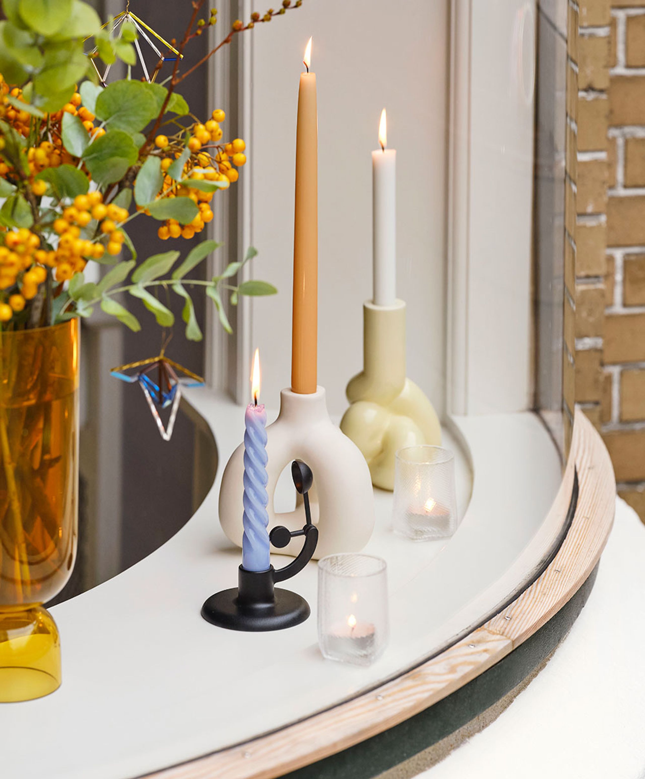 HAY - Candles - Twist Candles Long / Single - Tangerine