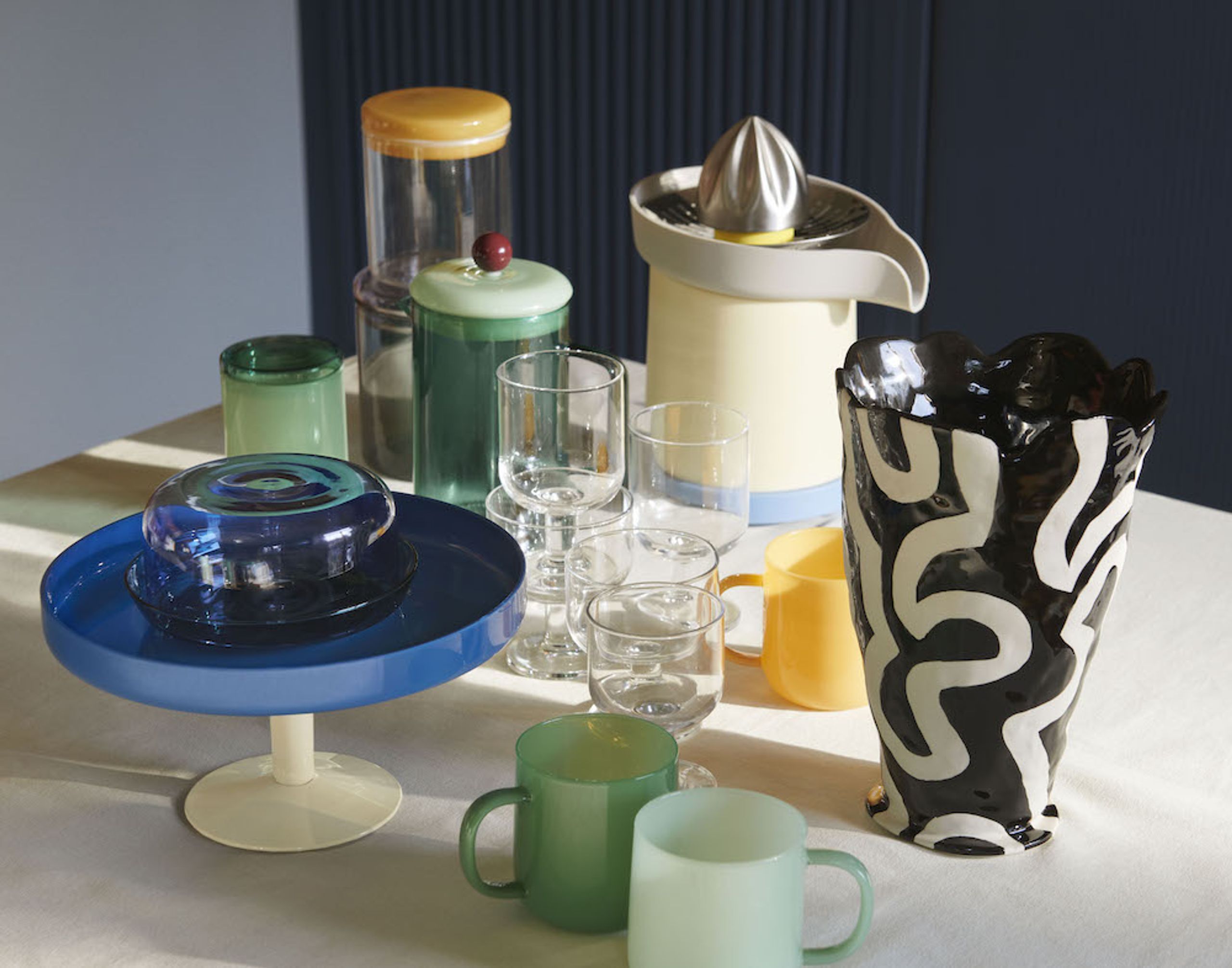 HAY - Frame - 2-in-1 Serving Set - Light Blue / Aqua