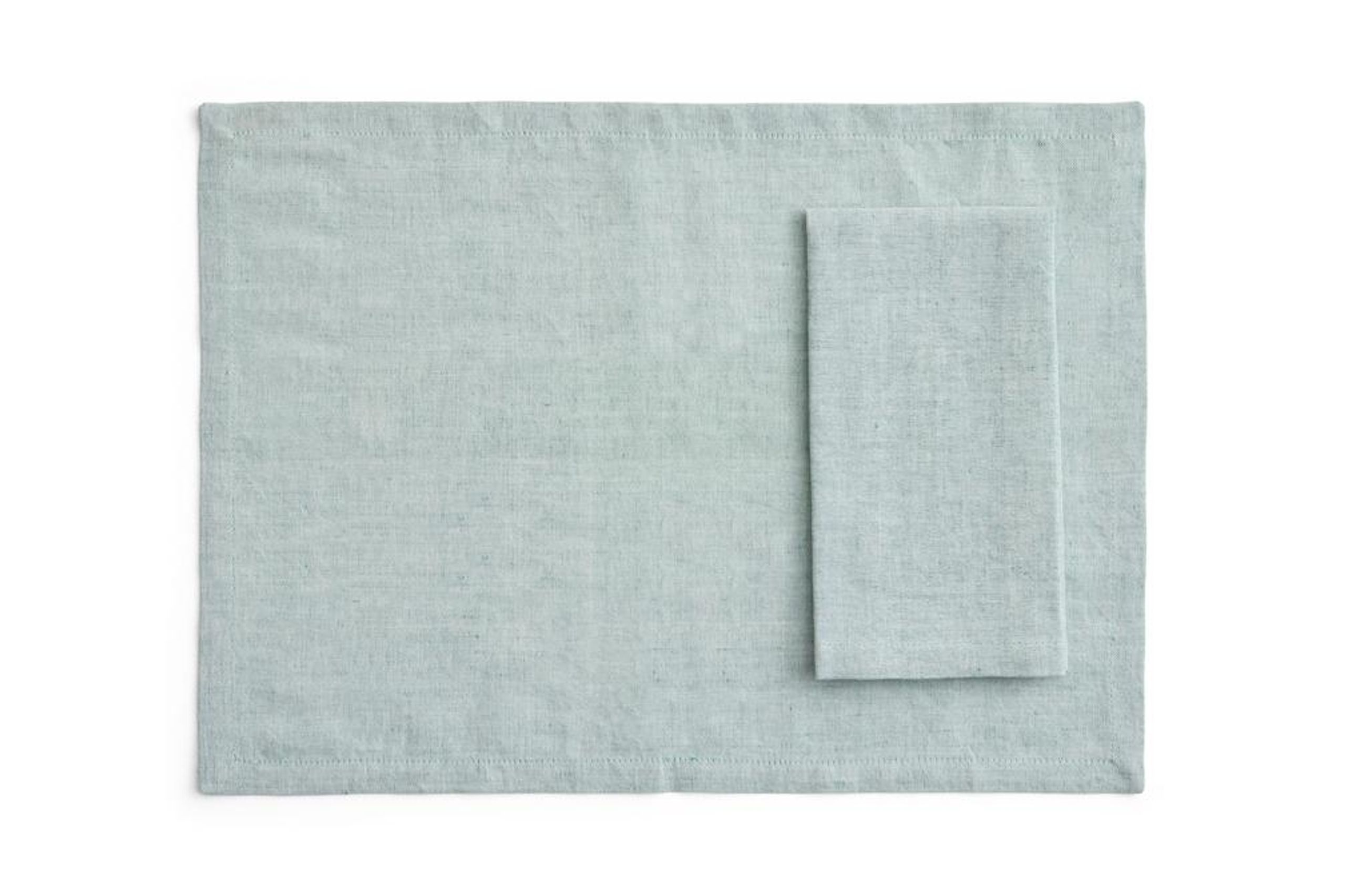 HAY - Cloth napkins - Tavolo Napkin/Placemat - Set of 4 - Soft Green