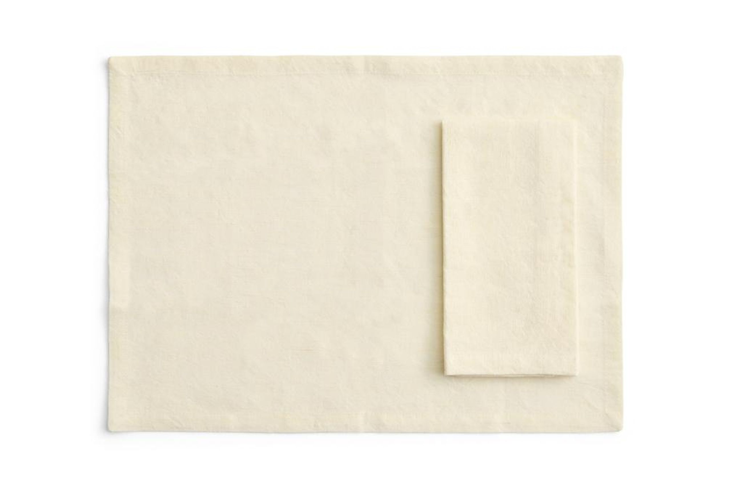 HAY - Cloth napkins - Tavolo Napkin/Placemat - Set of 4 - Soft Yellow