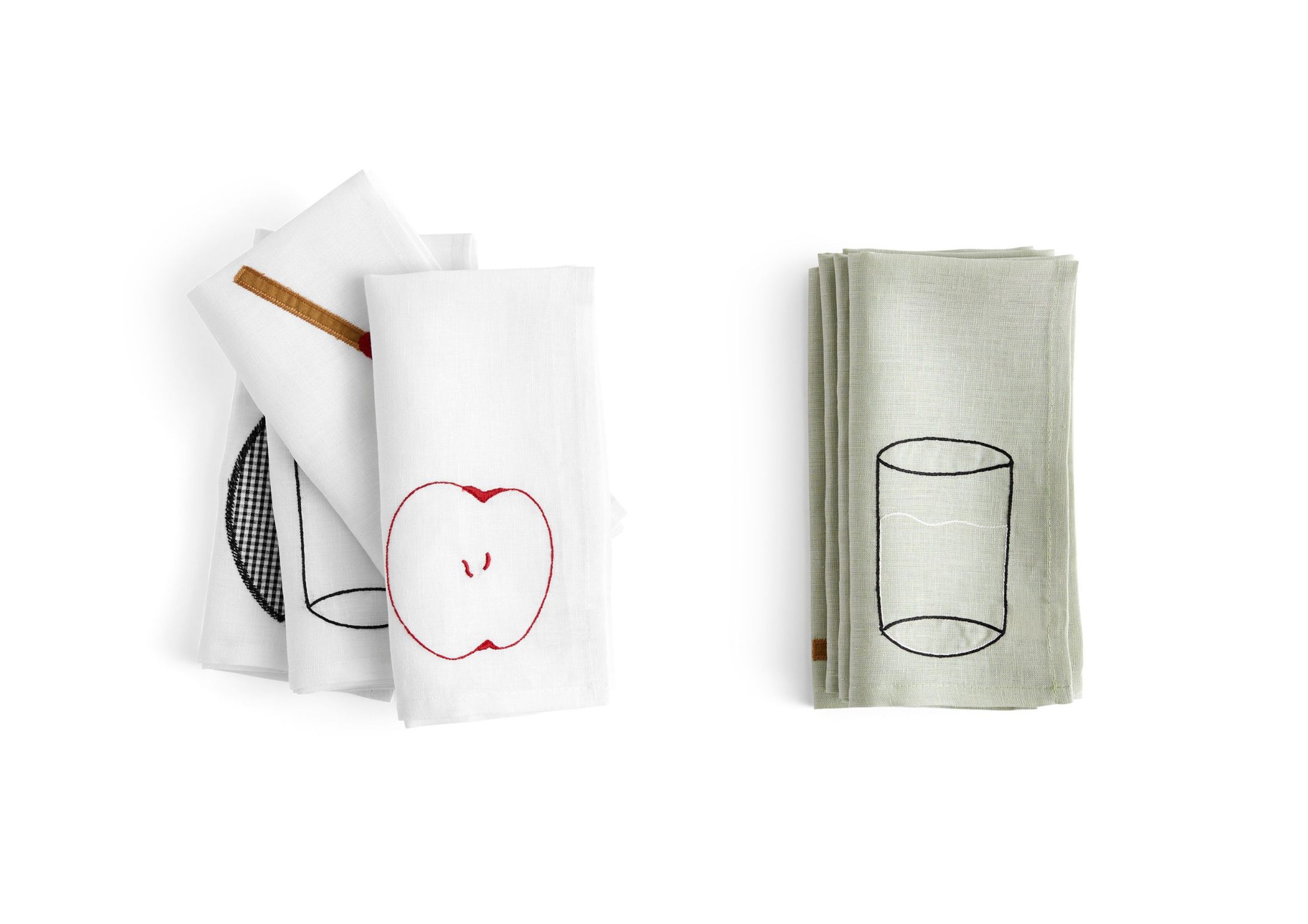 HAY - Tovaglioli di stoffa - Sobremesa Napkin Set of 4 - GREEN