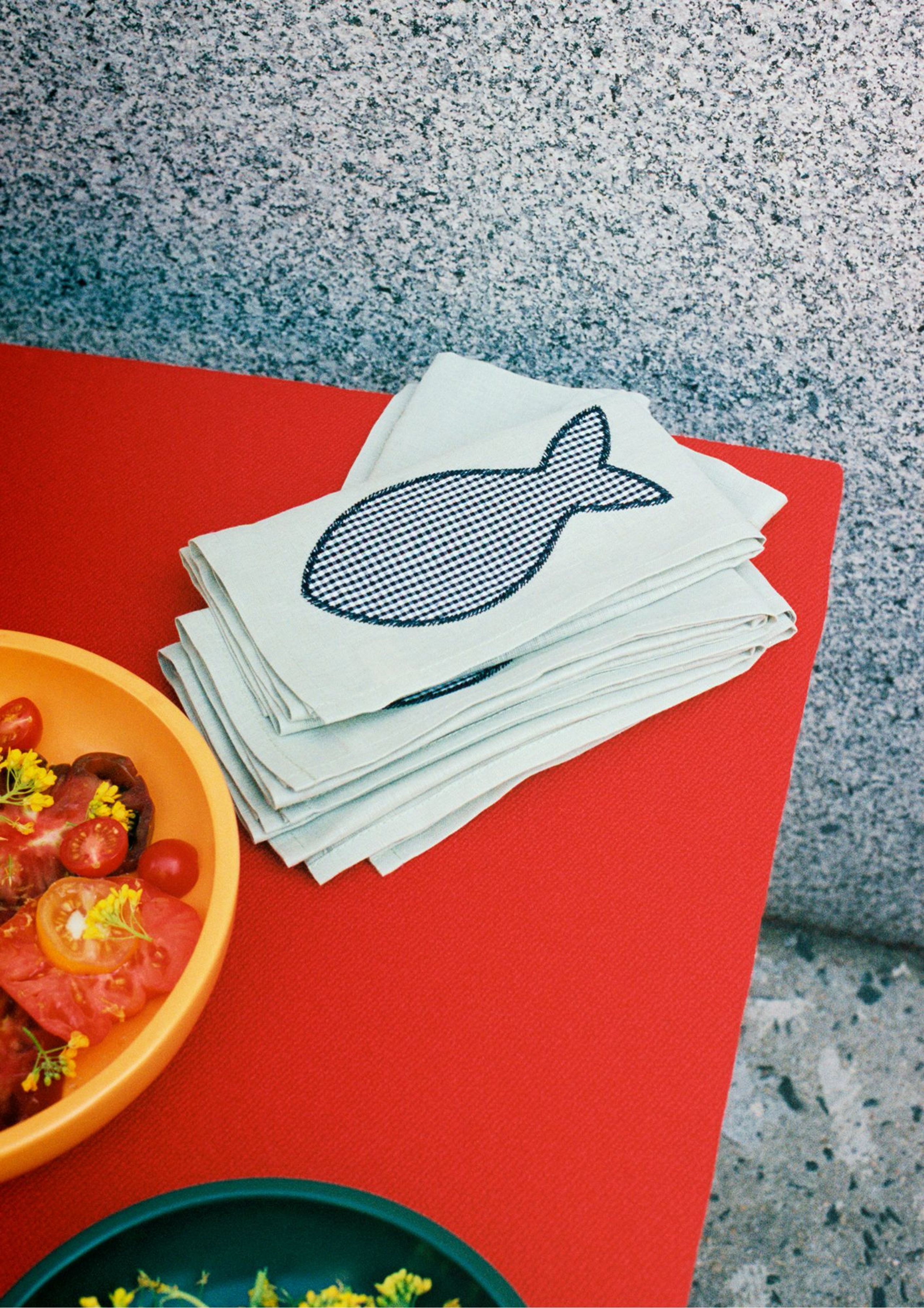 HAY - Tovaglioli di stoffa - Sobremesa Napkin Set of 4 - GREEN