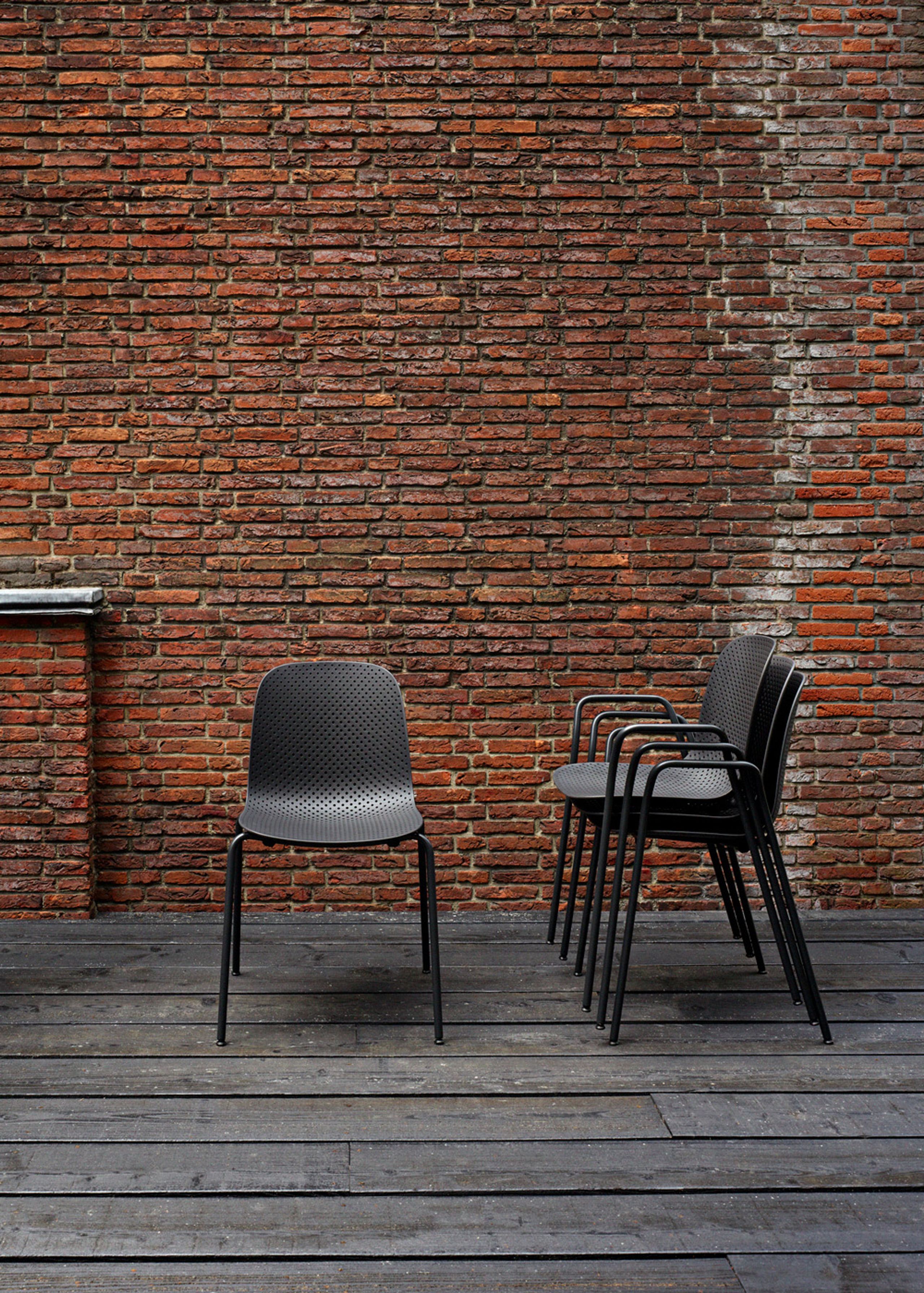 HAY - Silla - 13EIGHTY Chair - Graphite Black / Soft Black