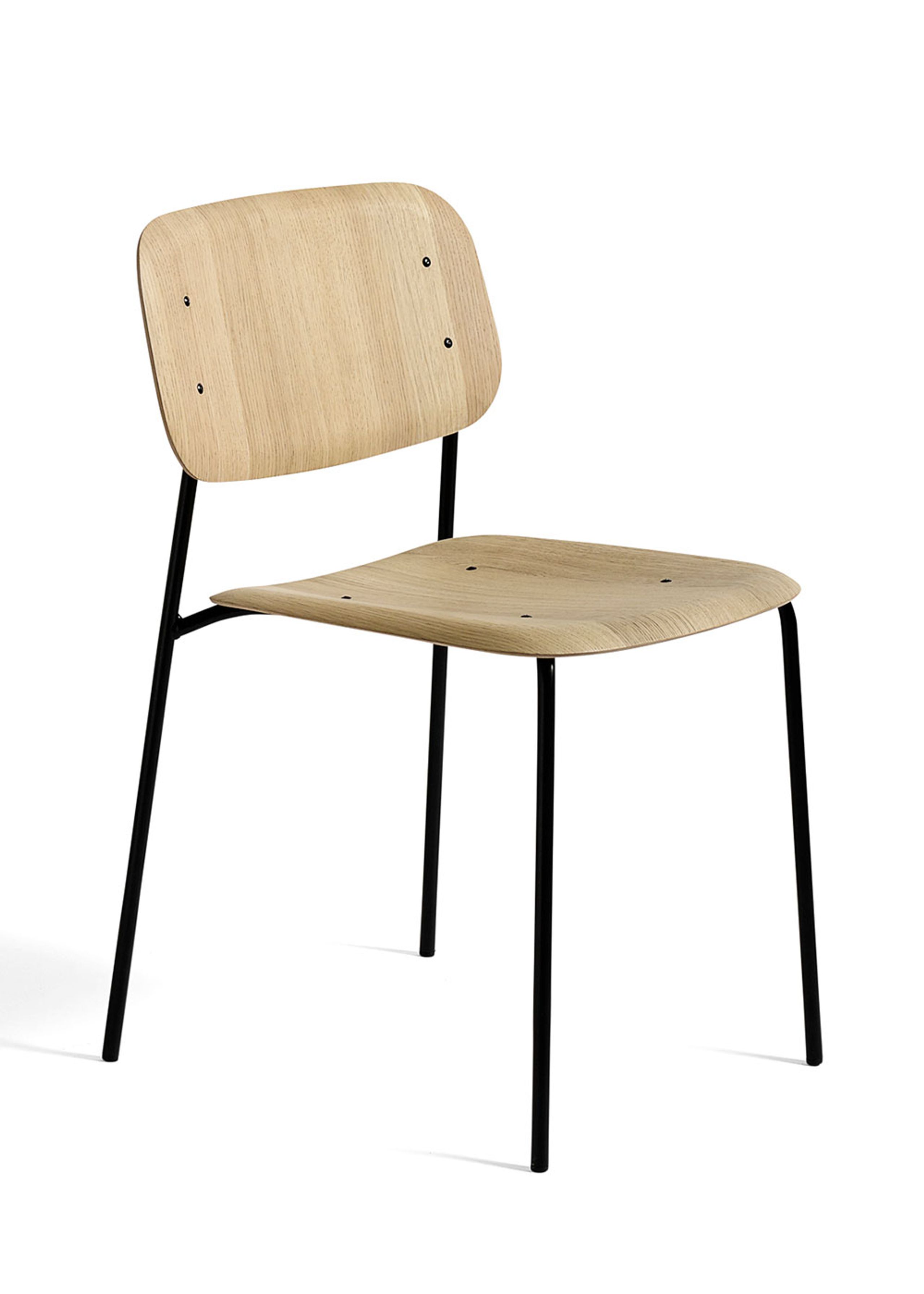 HAY - Chair - Soft Edge 10 - Lacquered Oak/Black Steel