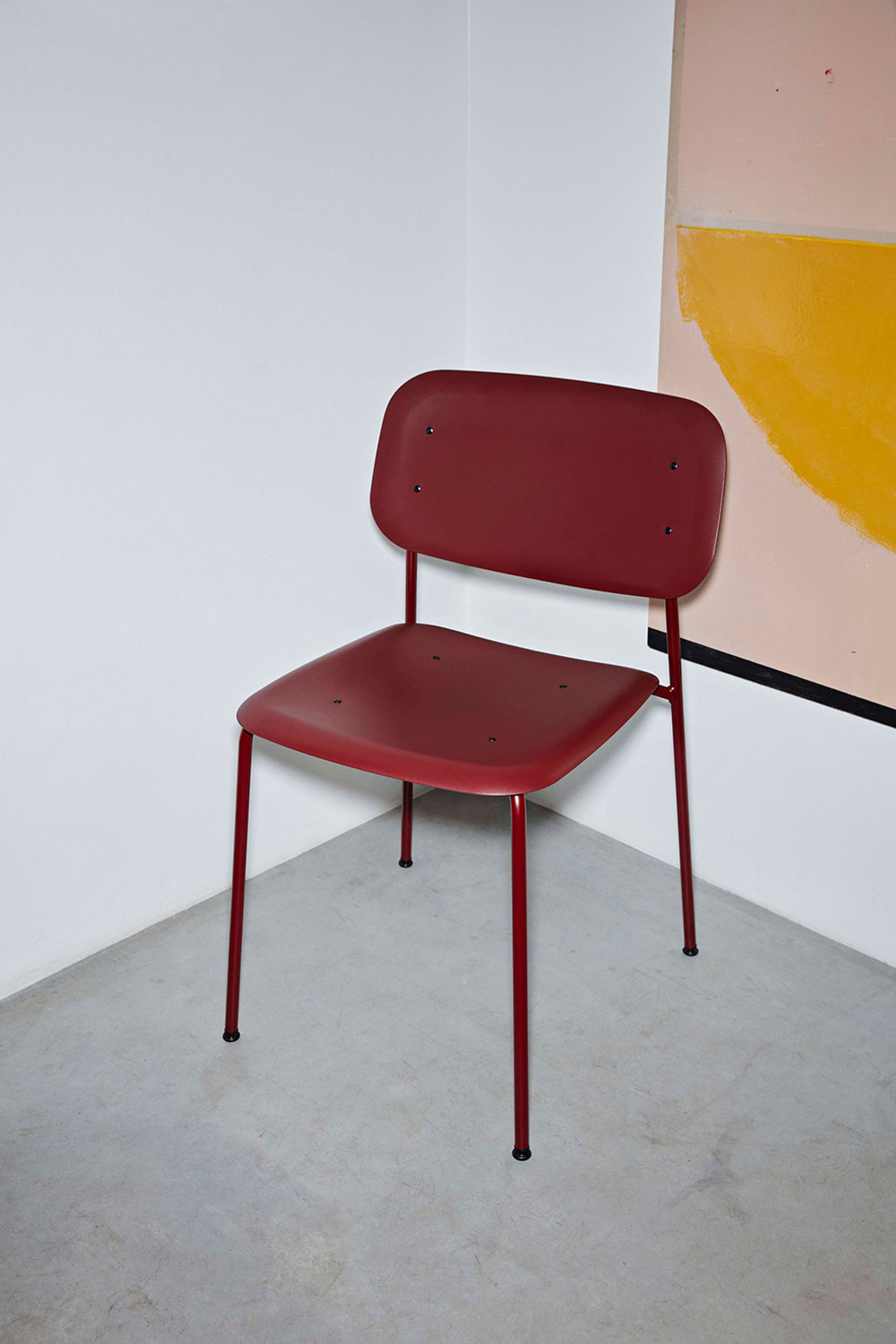 HAY - Stuhl - Soft Edge P10 - Black/Black Steel