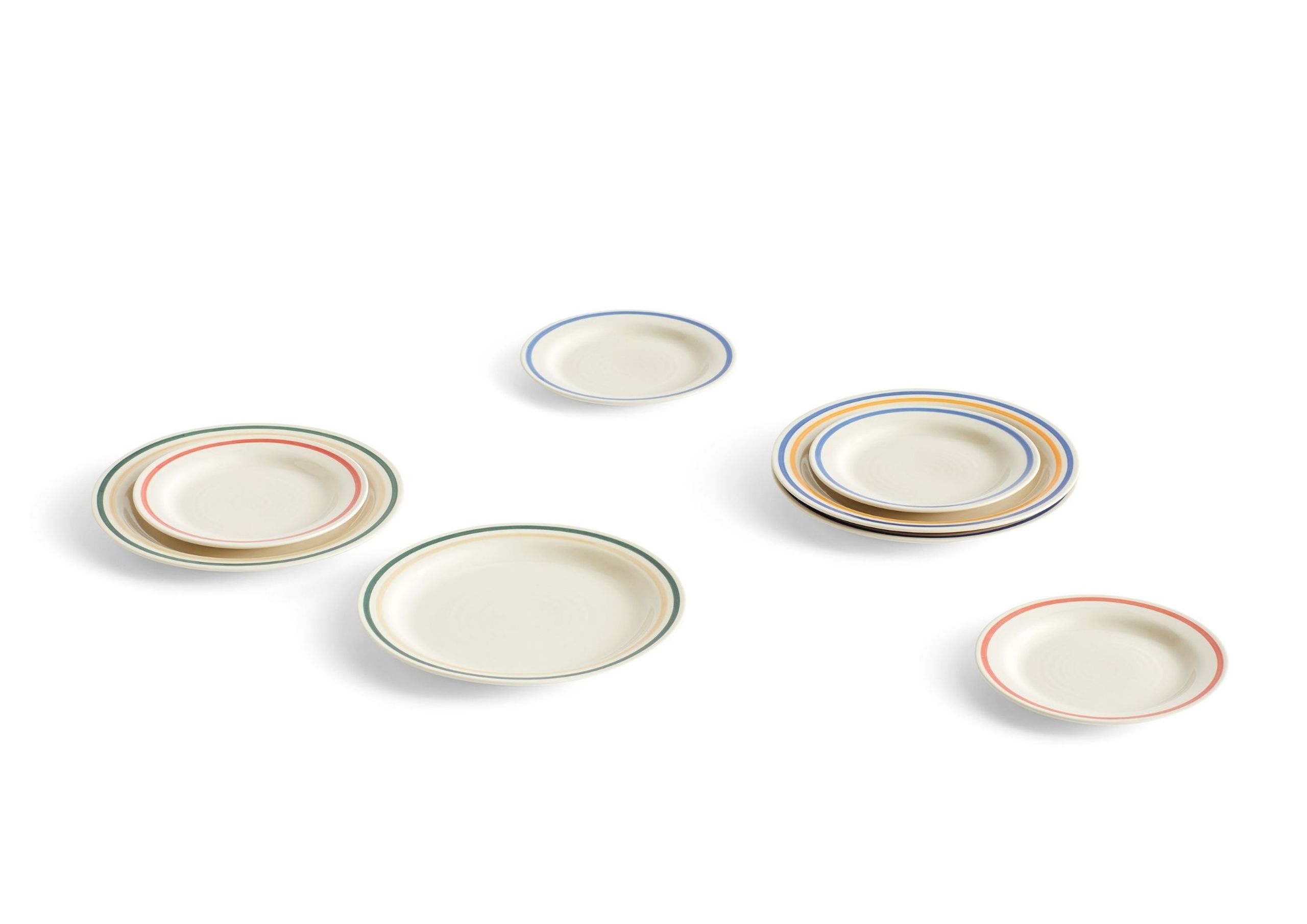 HAY - Tallerken - Sobremesa Plate set of 2 - RED