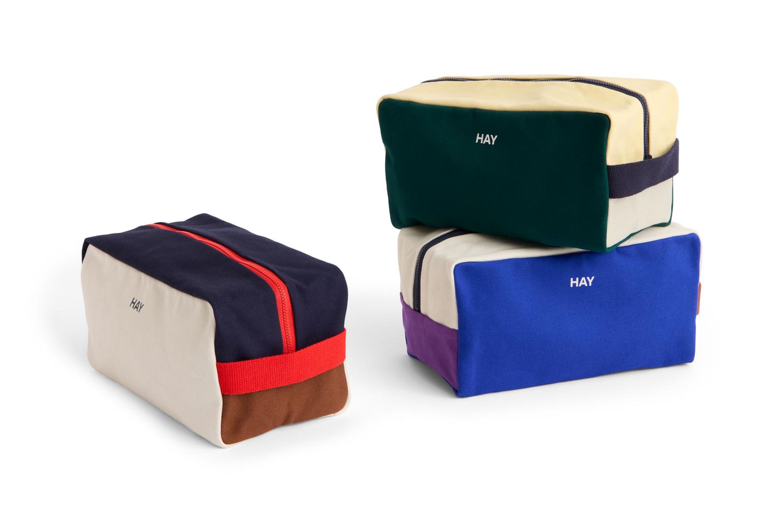 HAY - Toaletní taška - Multi Wash Bag - Dark Green Multi